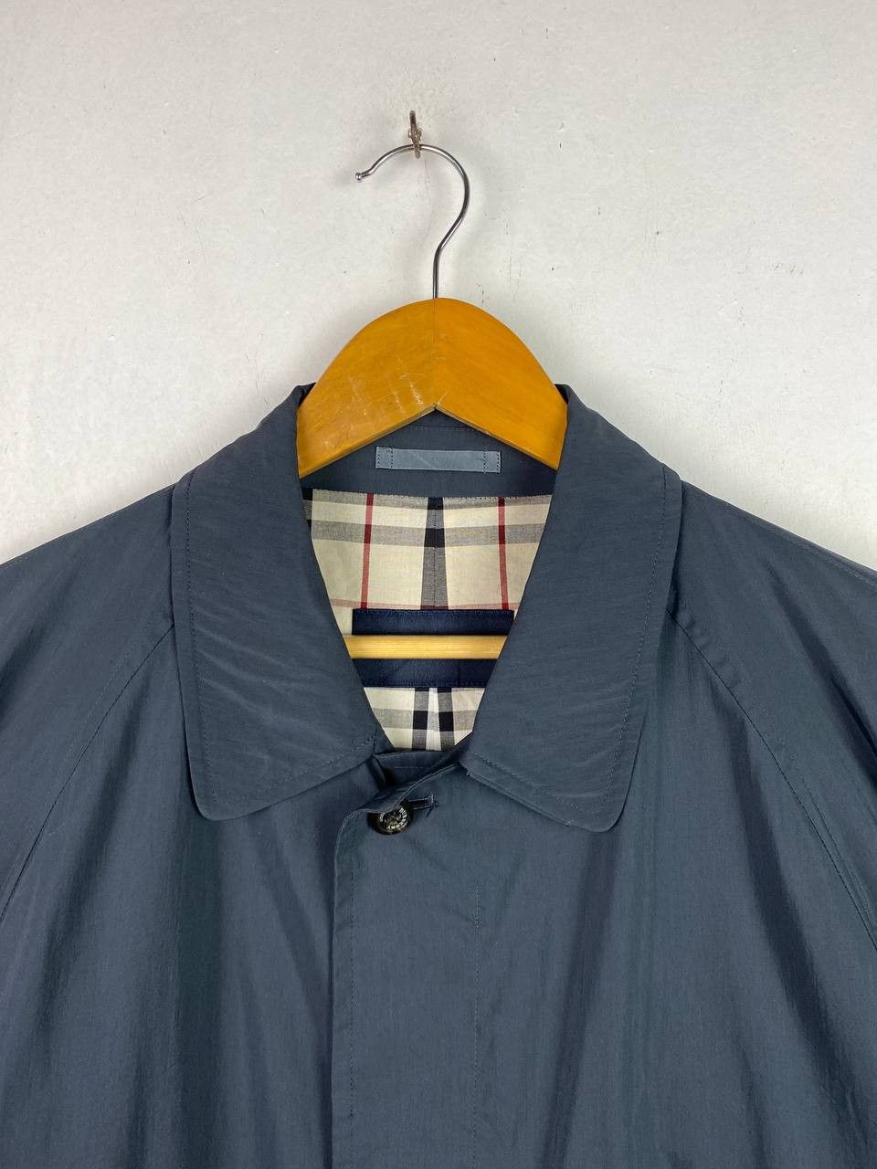 Burberry Vintage Rare Burberry nylon Long Coat Nova Check lining Size US M / EU 48-50 / 2 - 3 Thumbnail