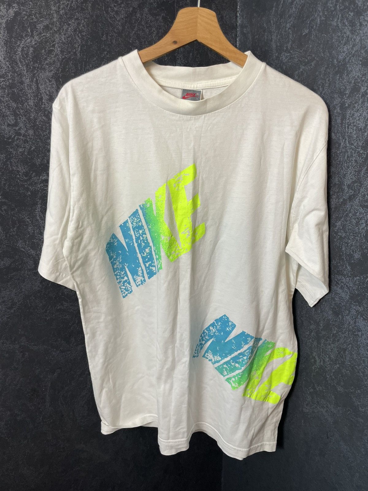 Nike × Nike ACG × Vintage Crazy Vintage Y2K Nike T Shirt Essential Swoosh Unique Size US L / EU 52-54 / 3 - 1 Thumbnail