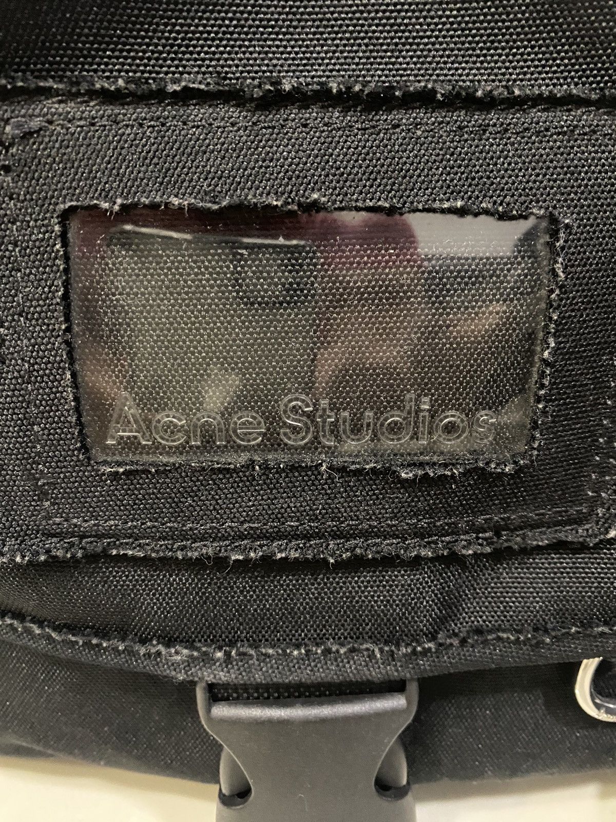 Acne Studios Acne Studios Black Midi Messenger Bag Size ONE SIZE - 4 Thumbnail