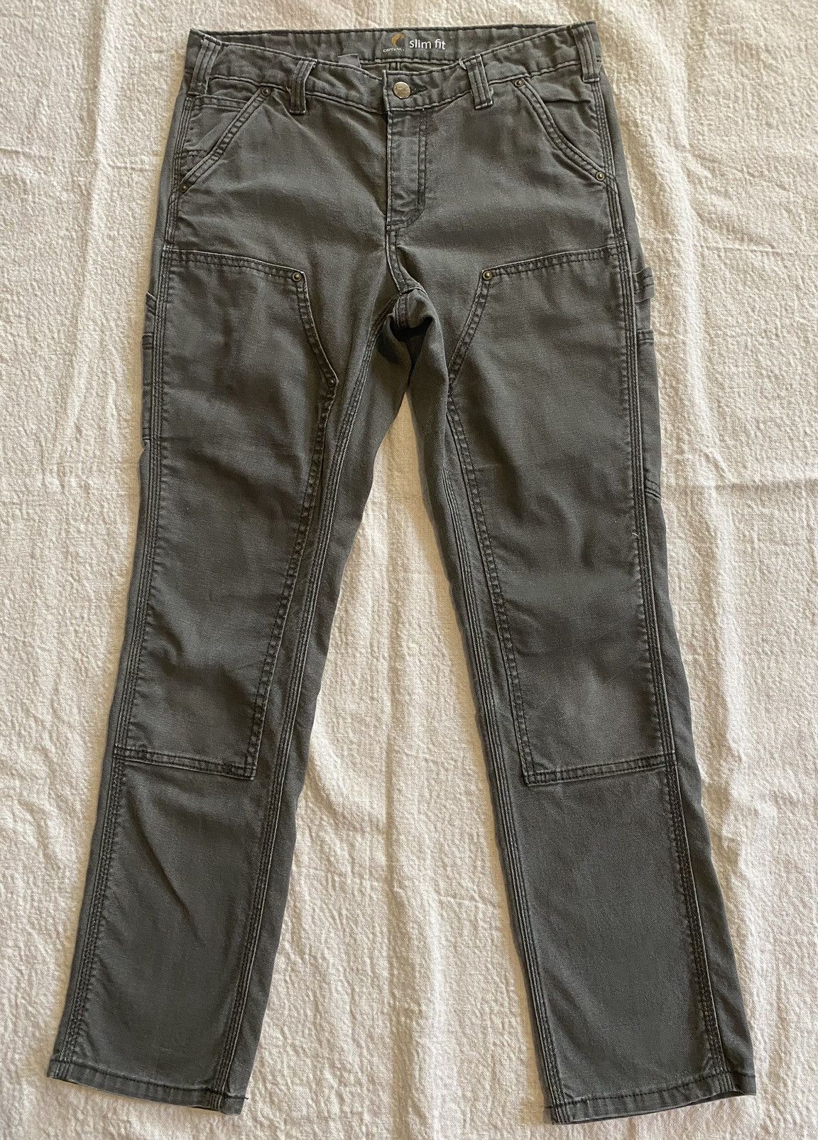 Carhartt Carhartt Double Knee Slim Fit Pants Womens Sz 4 Short Grailed