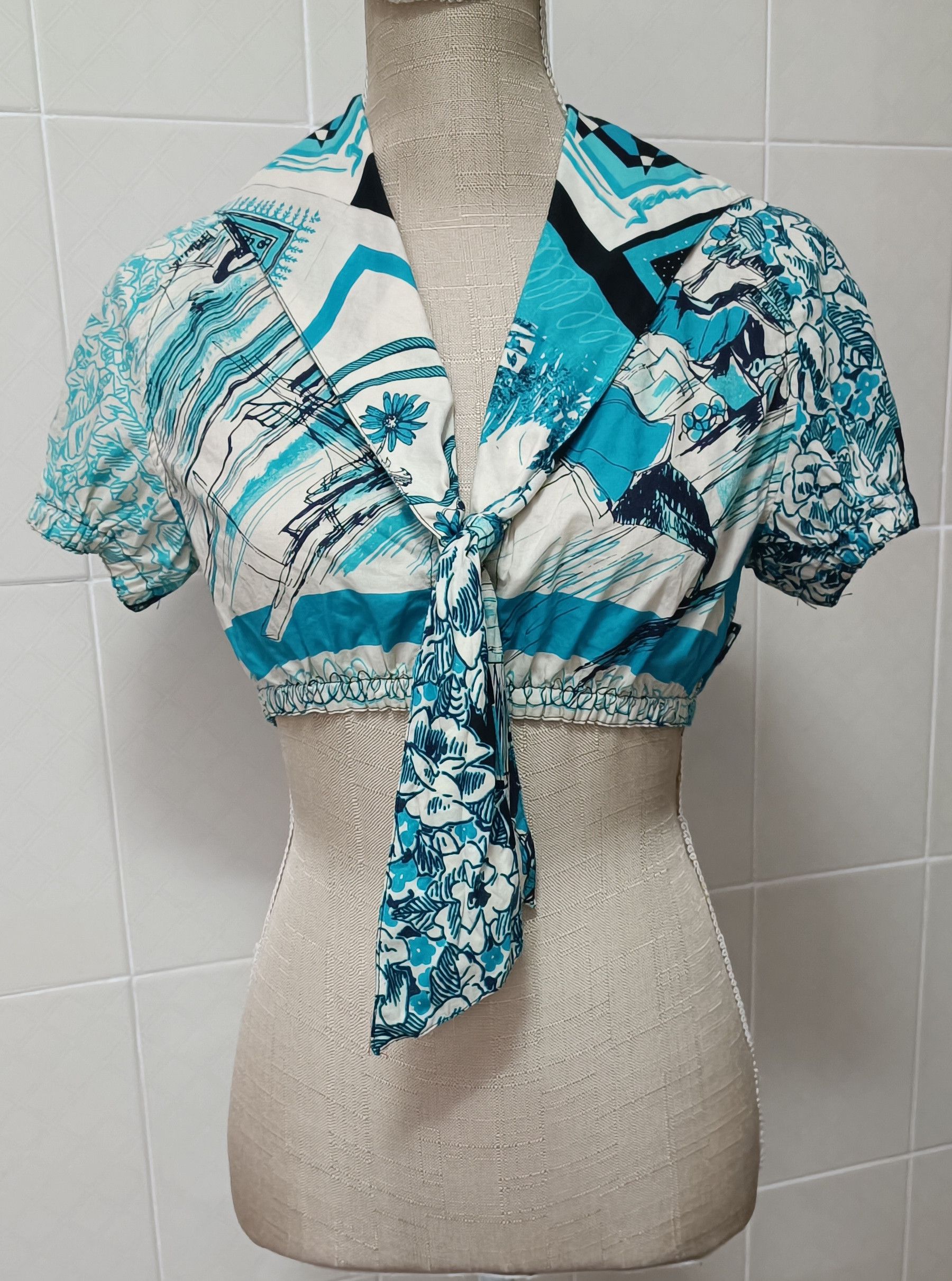 Jean Paul Gaultier SS2003- Crop top - Never used Size M / US 6-8 / IT 42-44 - 1 Thumbnail