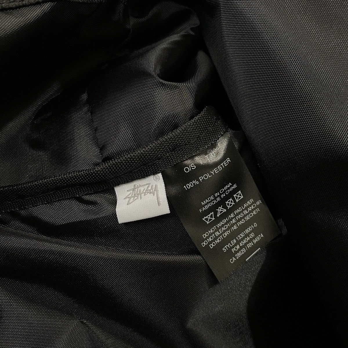 Other OG STUSSY STOCK BACKPACK BLACK Size ONE SIZE - 8 Thumbnail