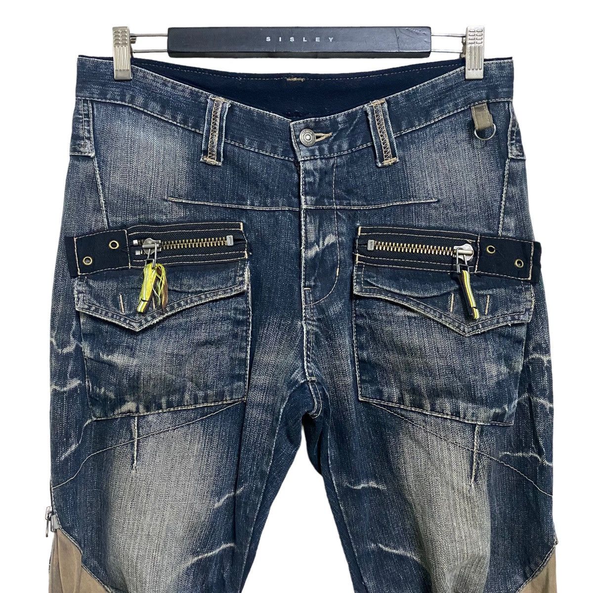 PPFM PPFM Denim Bondage Pants long zipped Size US 32 / EU 48 - 3 Thumbnail