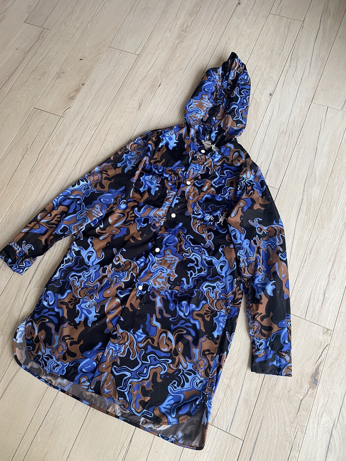 Marni SS19 Marni Dance Bunny All Over Printed Raincoat Size US M / EU 48-50 / 2 - 4 Thumbnail