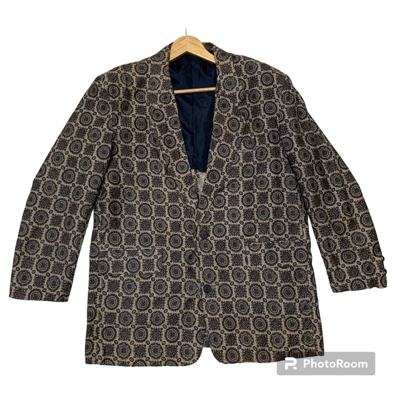 image of Art Comes First x Free Style Burlon Street Maruo Corp Nice Art Print Jacket Coat, Men's (Size Large