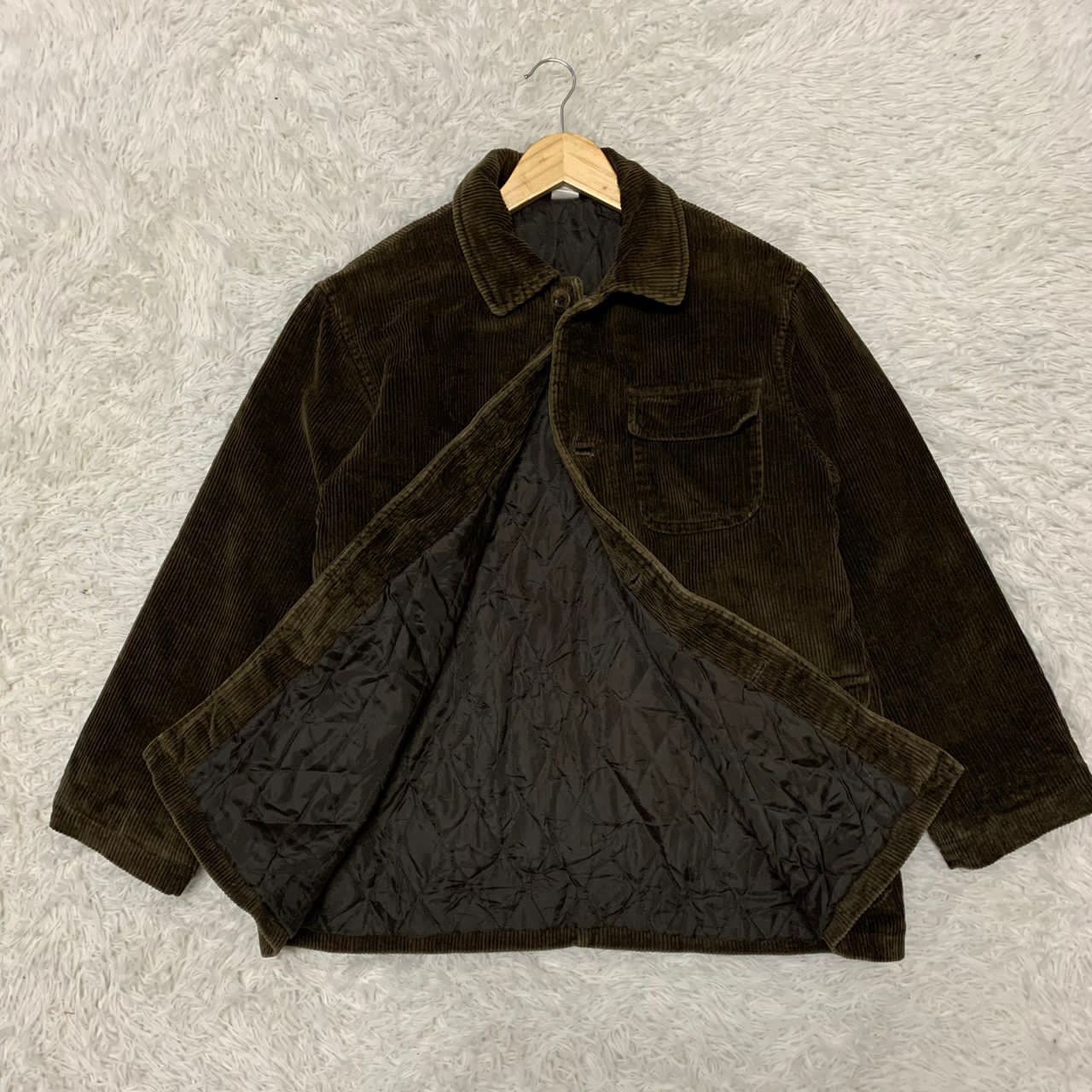 Japanese Brand Edeis Corduroi Outdoor Jacket Classic Style Size US M / EU 48-50 / 2 - 2 Thumbnail