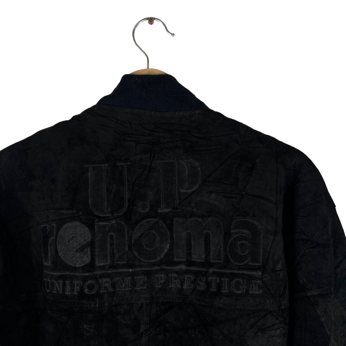 Japanese Brand RARE LEATHER BOMBER JCKET RENOMA INSPIRED MA-1 ISSEY MIYAKE Size US L / EU 52-54 / 3 - 5 Thumbnail