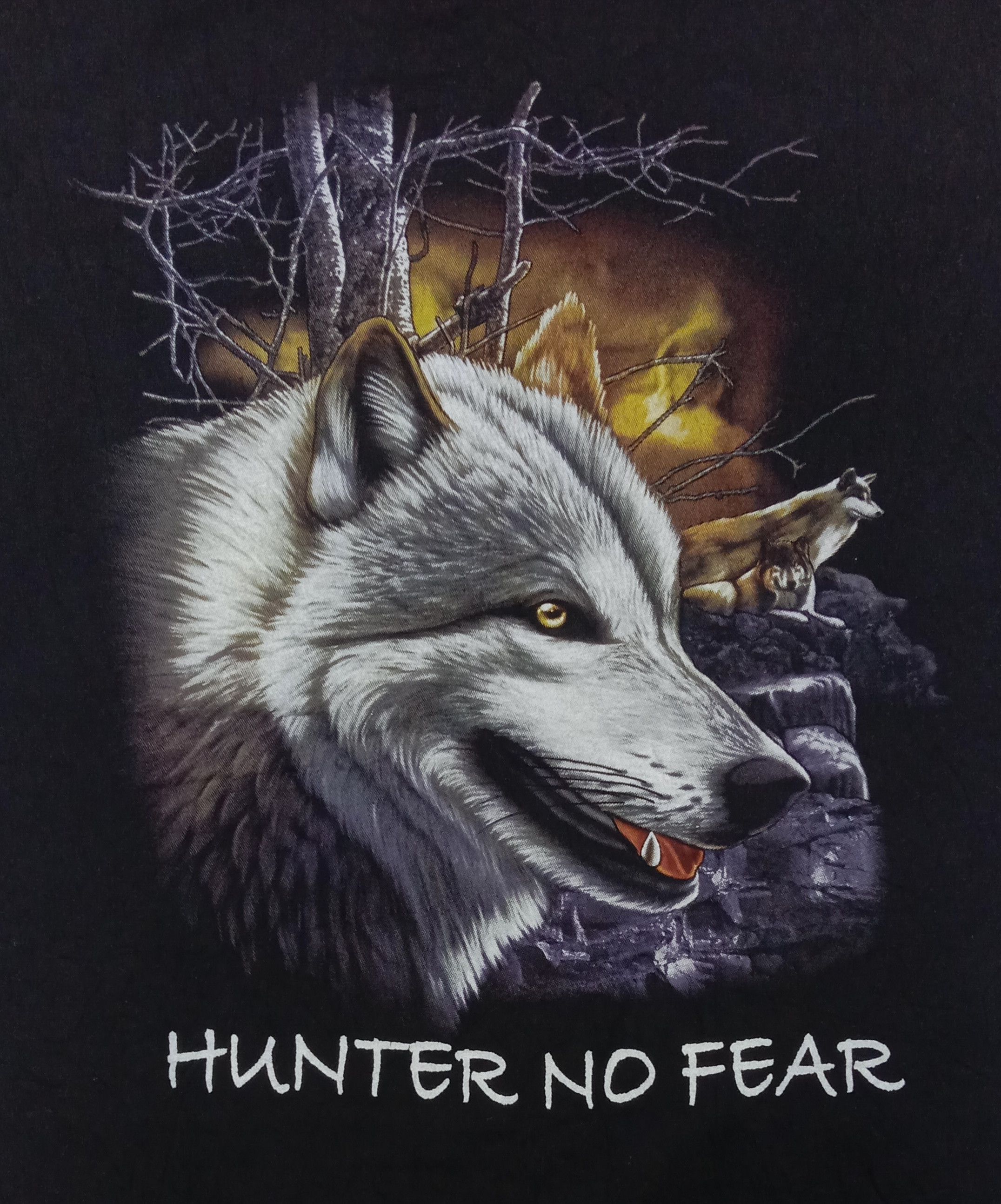 Japanese Brand Vintage Import Gear "Hunter No Fear" T Shirt Size US L / EU 52-54 / 3 - 2 Thumbnail