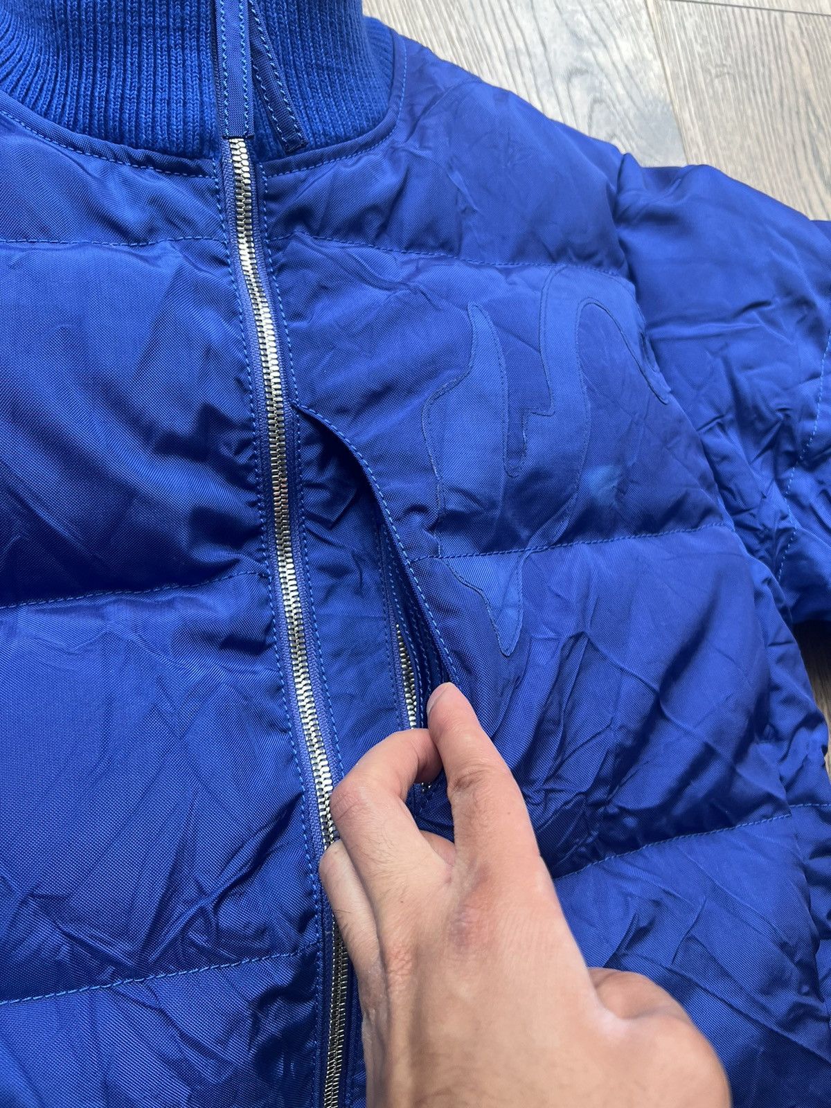 KANGHYUK Blue Airbag Puffer Down Jacket Size US L / EU 52-54 / 3 - 6 Thumbnail