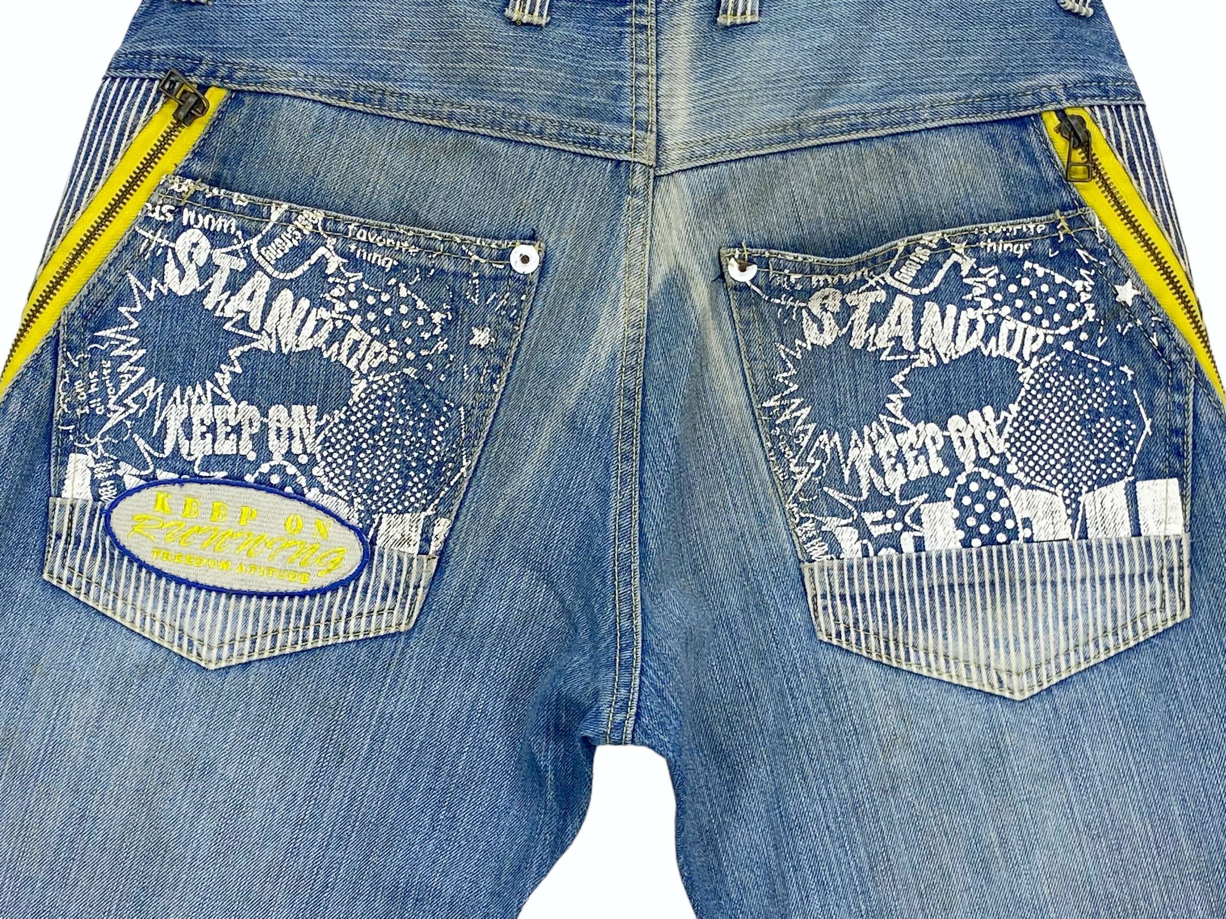Japanese Brand Double Focus Jeans Multizipper Jeans Size US 32 / EU 48 - 9 Thumbnail