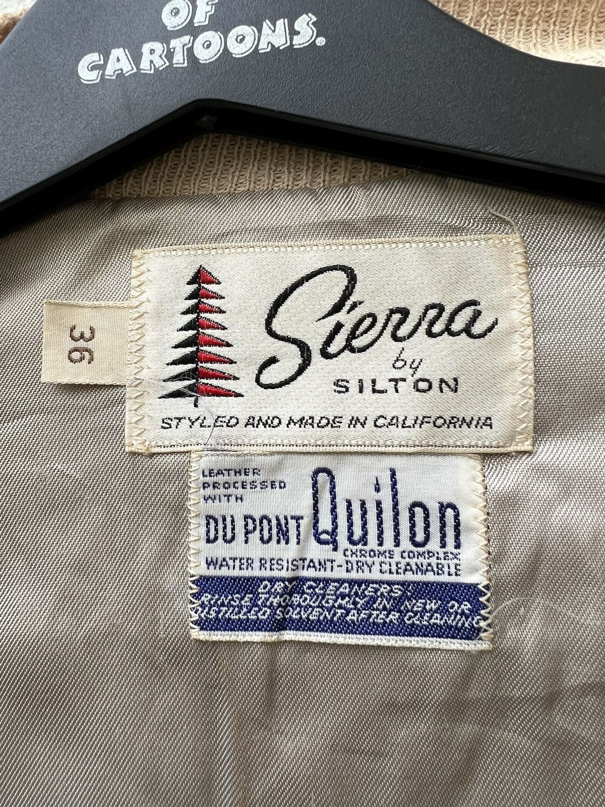 Leather 50s 60s Sierra Silton Dirty Patina Suede Leather Jacket Size US S / EU 44-46 / 1 - 25 Thumbnail
