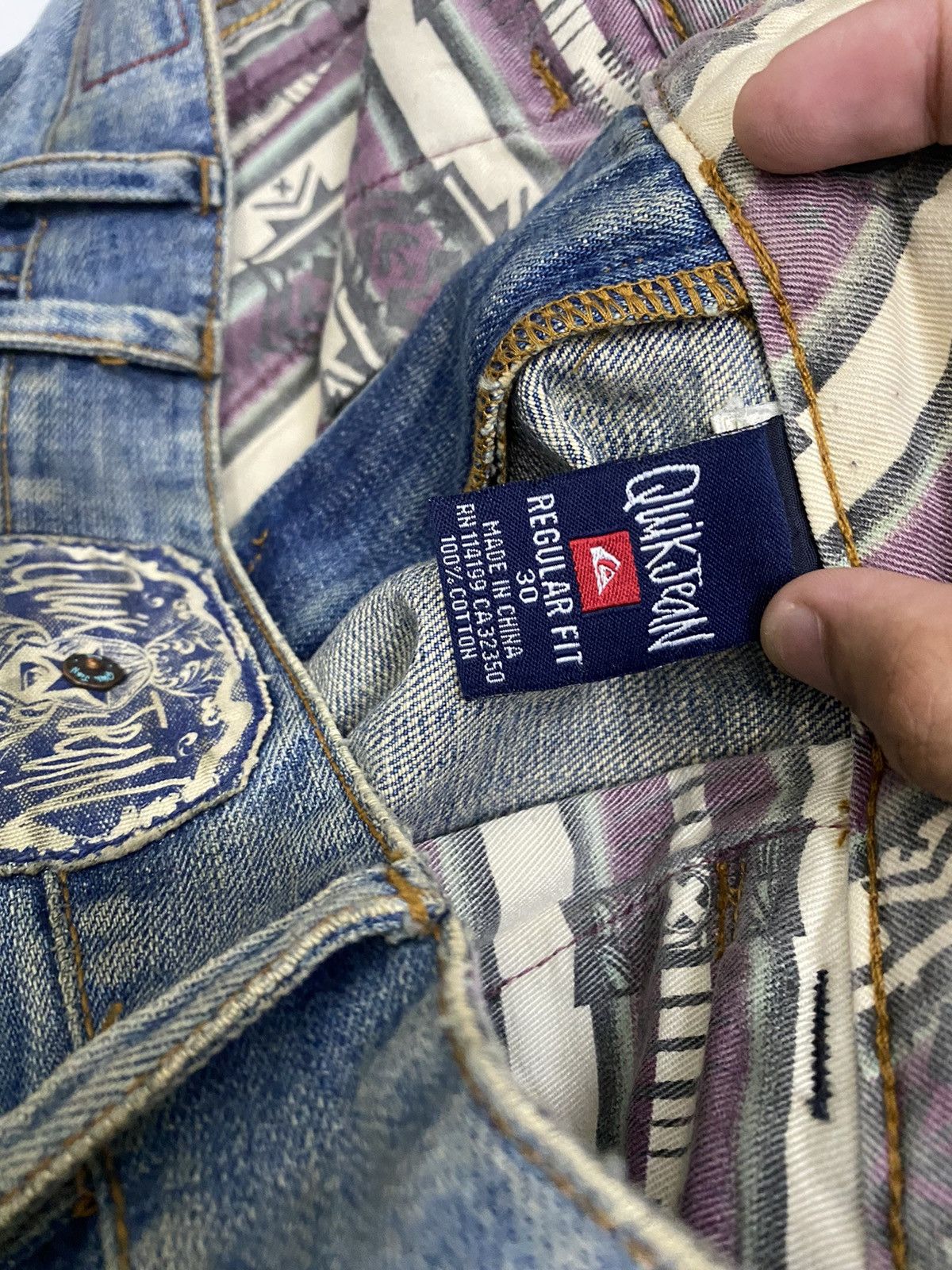 If Six Was Nine 🔥FREEDOM & DIRTY DISTRESSED FLARE DENIM QUIKJEAN Size US 32 / EU 48 - 12 Thumbnail