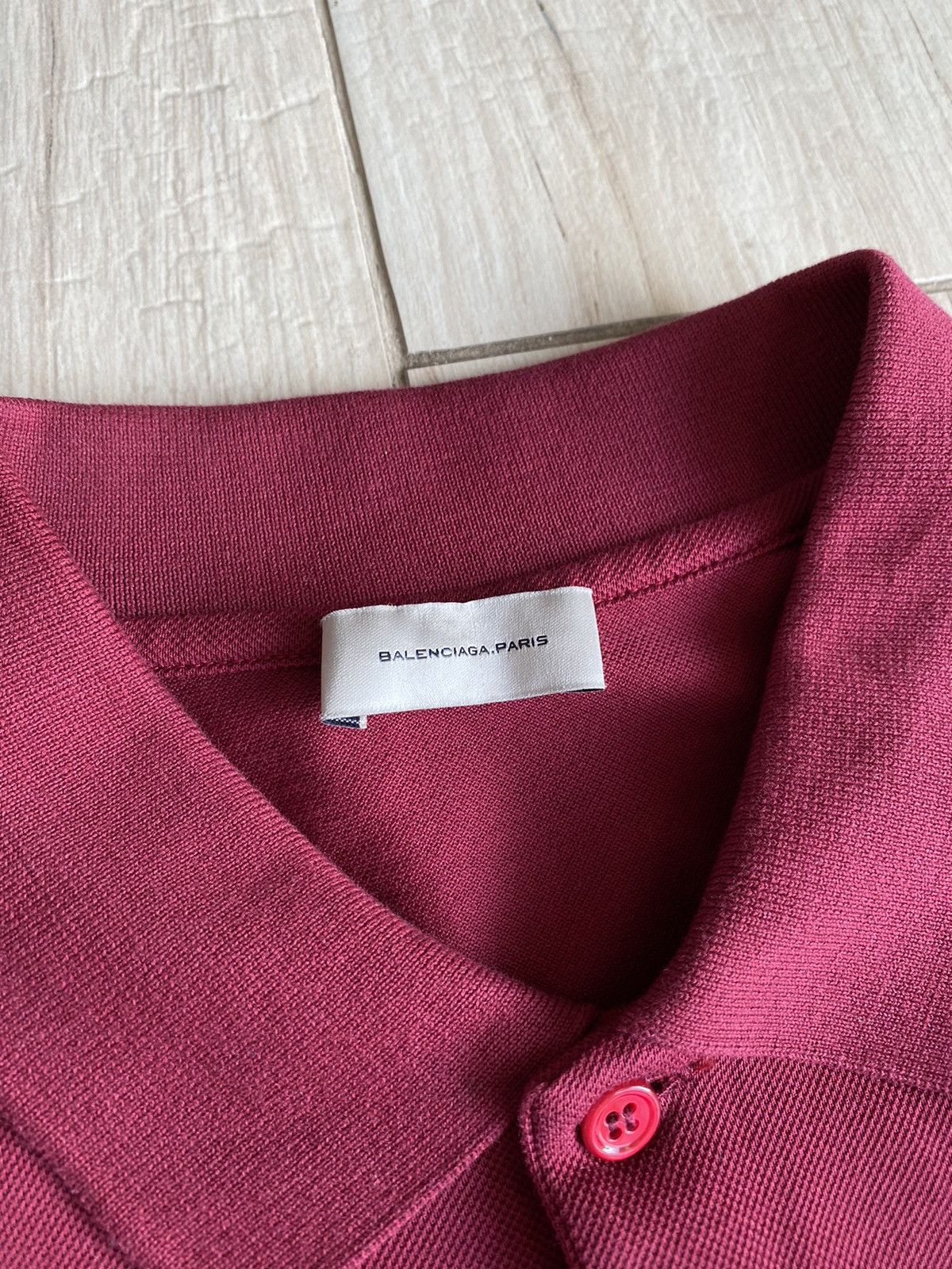 Balenciaga SS12 Balenciaga Two Tone Abstract Silk Polo T-Shirt Size US L / EU 52-54 / 3 - 10 Thumbnail