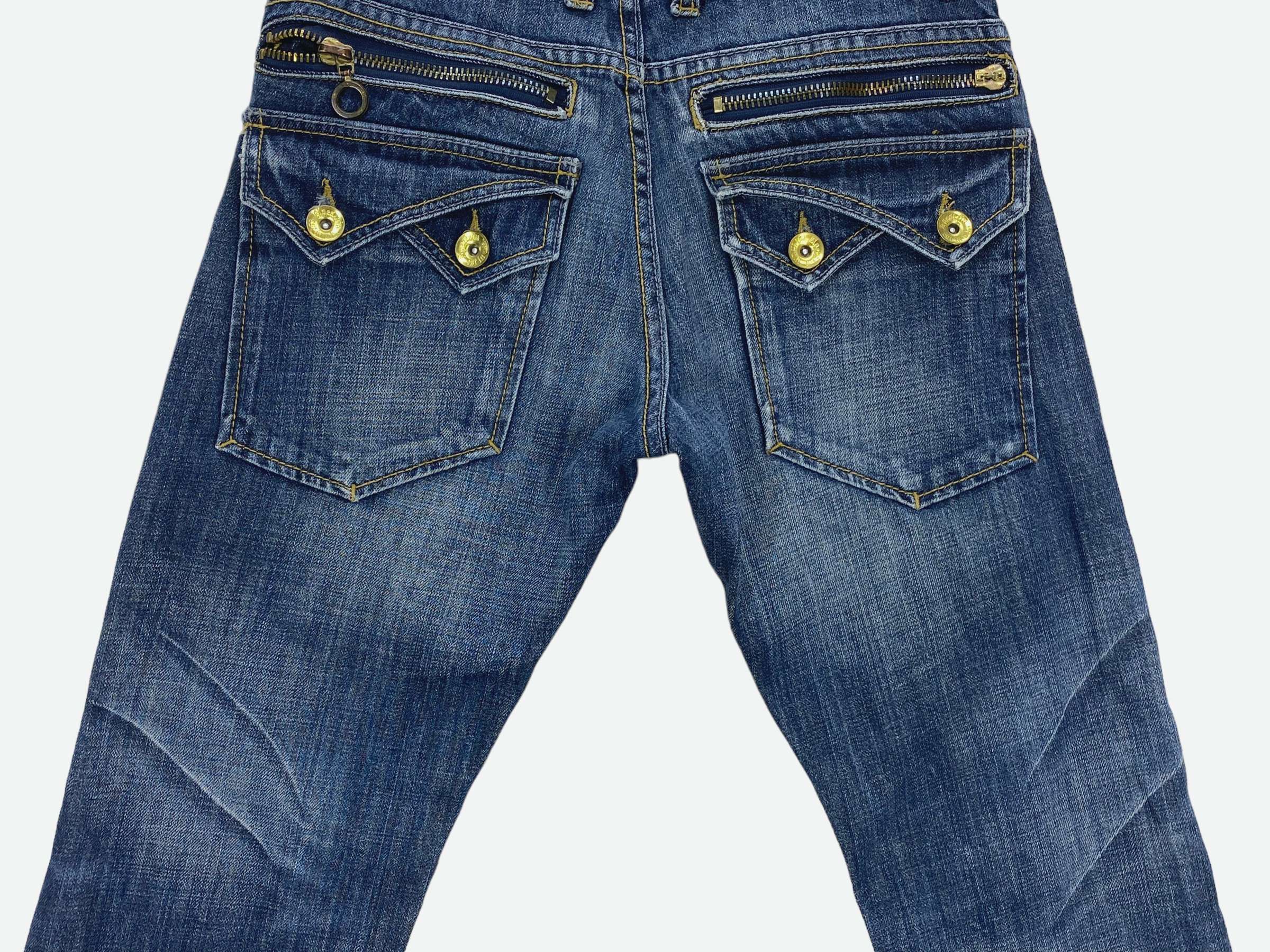 Japanese Brand Apestein Denim Jeans Flare Women Jeans Bootcut Jeans Size US 28 / EU 44 - 7 Thumbnail