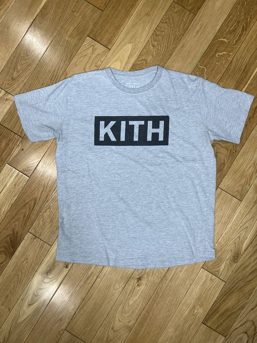 Kith Kith Gray Short Sleeve Logo Tee Size Medium | Grailed