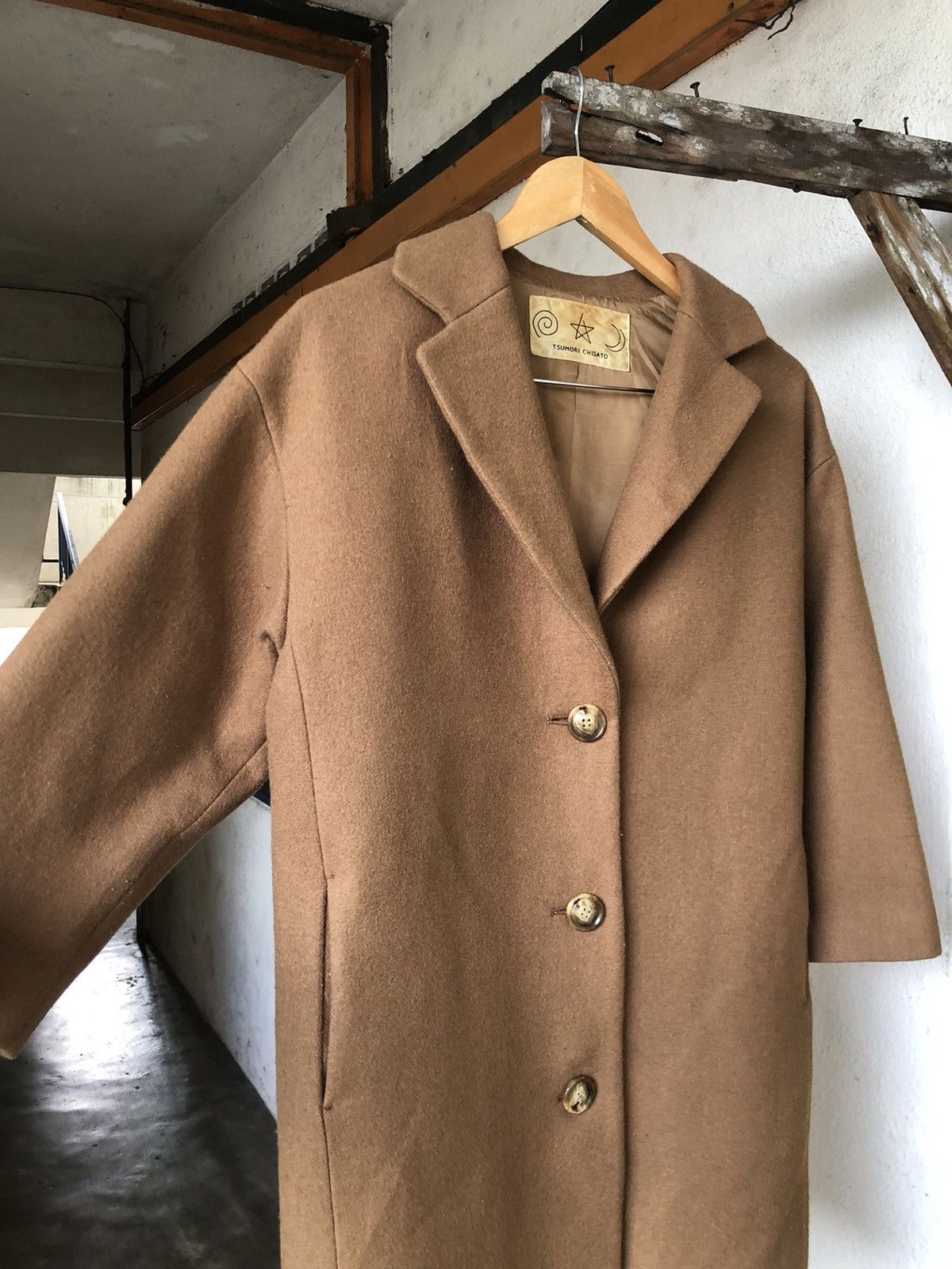Tsumori Chisato Vintage Issey Miyake Tsumori Chisato Wool Winter Long Coat Size L / US 10 / IT 46 - 11 Thumbnail