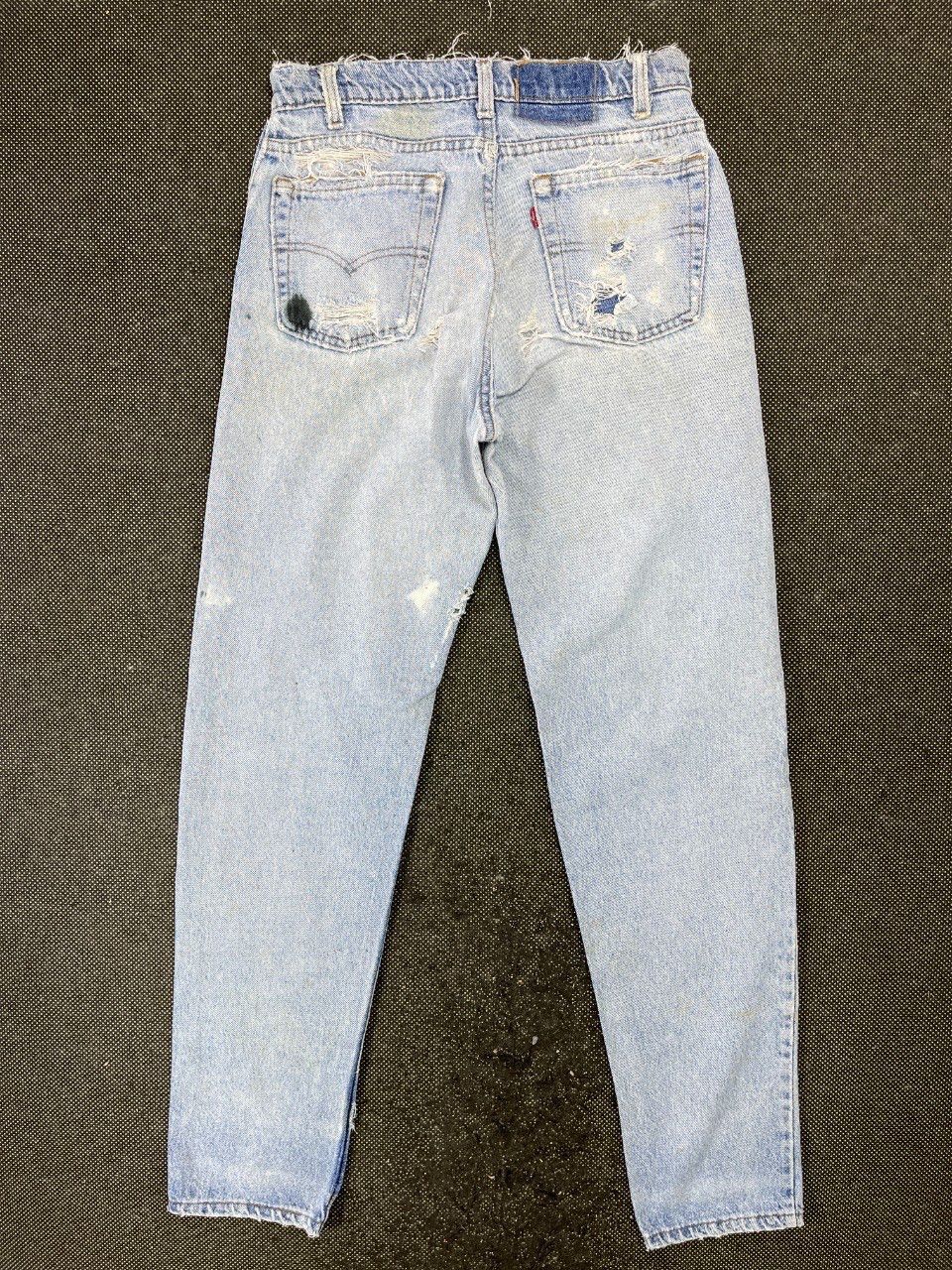 Levi's 90’s Vintage Levis 550 Distressed Jeans - J583 Size US 30 / EU 46 - 2 Thumbnail