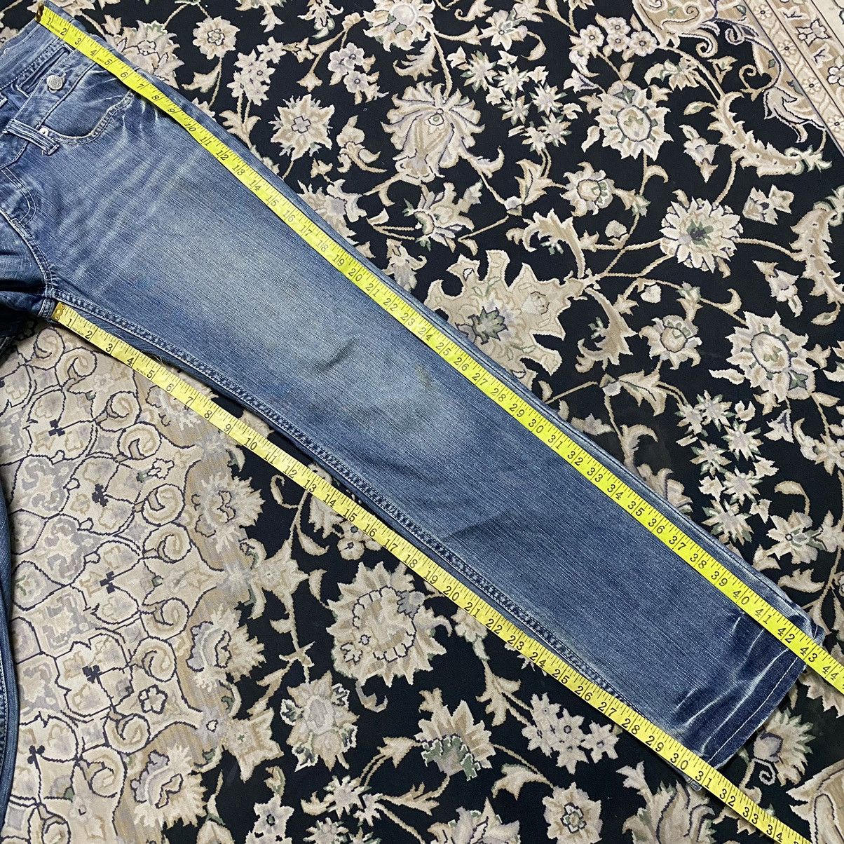 Japanese Brand 2in1 Rageblue Denim Double Waist Jeans Size US 30 / EU 46 - 20 Thumbnail