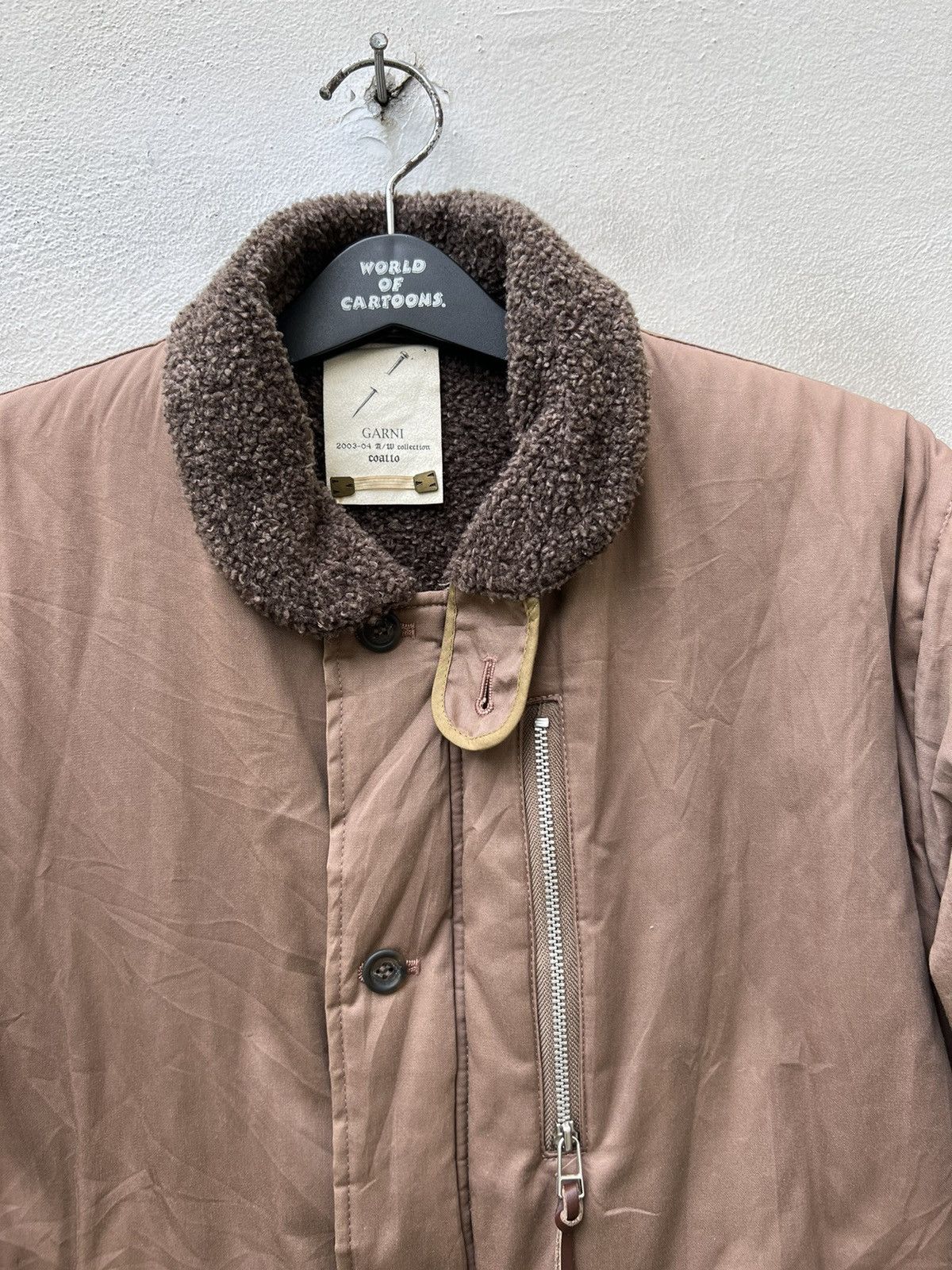 Garni 2003-04 AW Garni Coatto Sherpa Line N1 Bomber Jacket Size US M / EU 48-50 / 2 - 7 Thumbnail