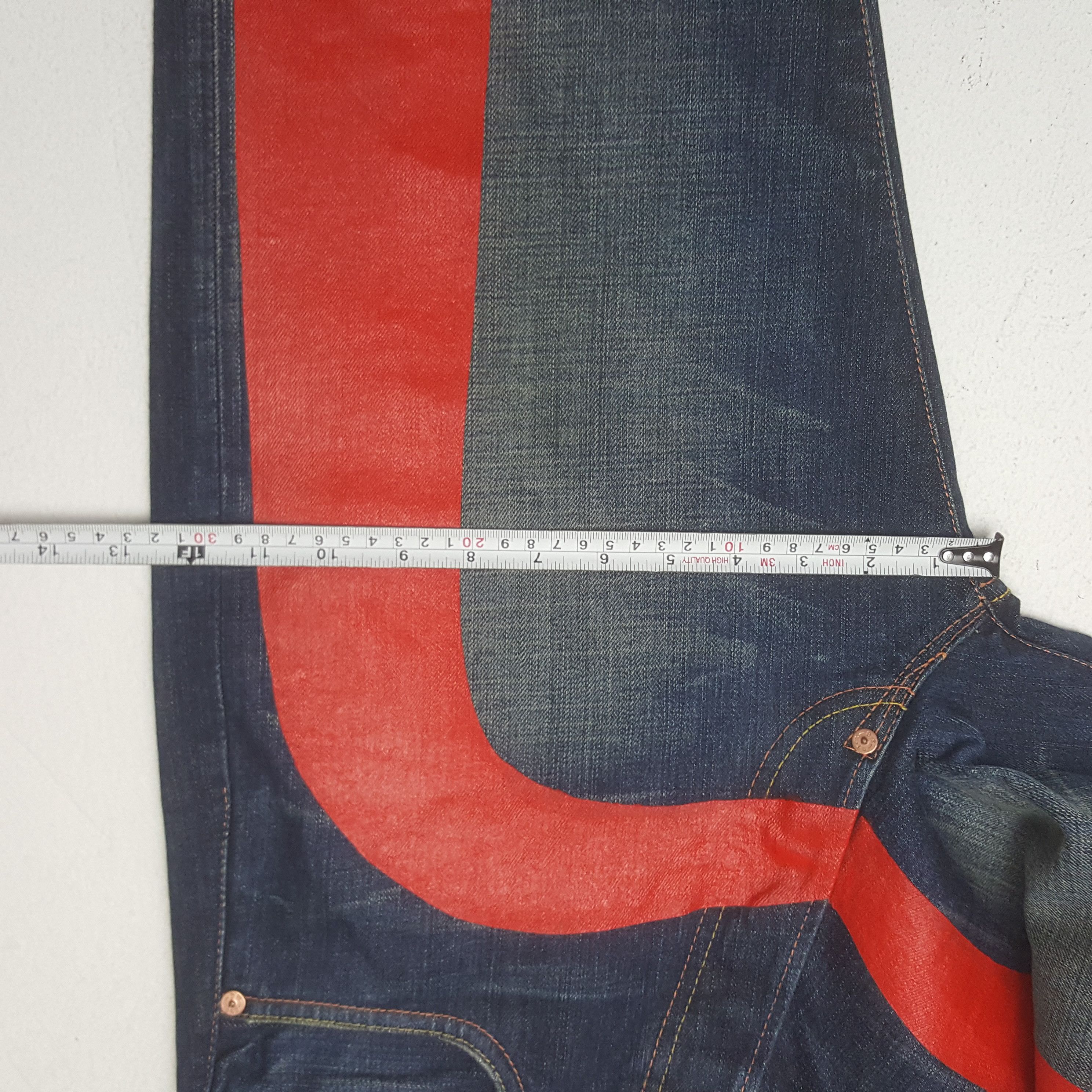 Evisu Vintage Evisu Japanese Brand Daicock Custom Art Denim Jeans Size US 30 / EU 46 - 11 Thumbnail