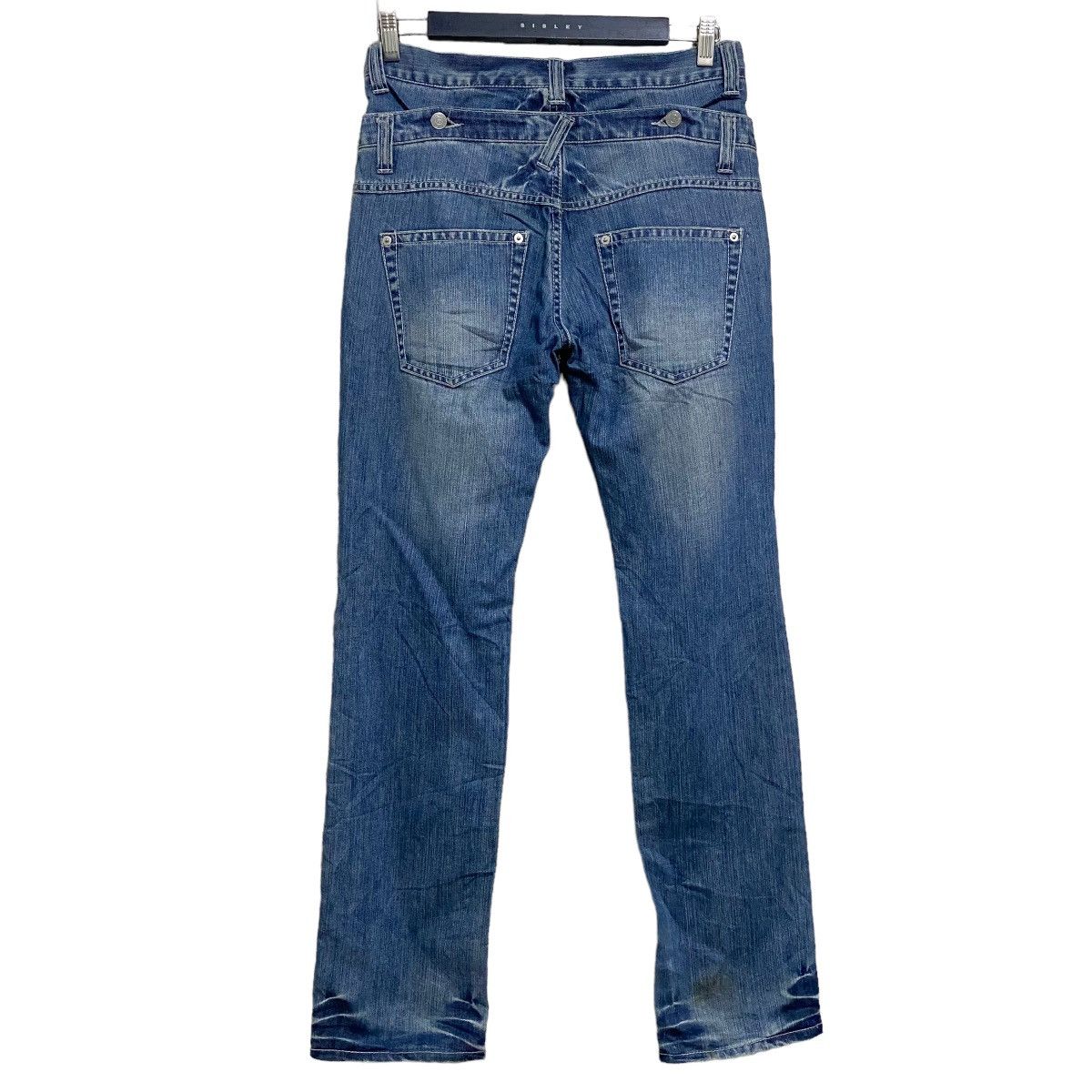 Japanese Brand 2in1 Rageblue Denim Double Waist Jeans Size US 30 / EU 46 - 2 Thumbnail