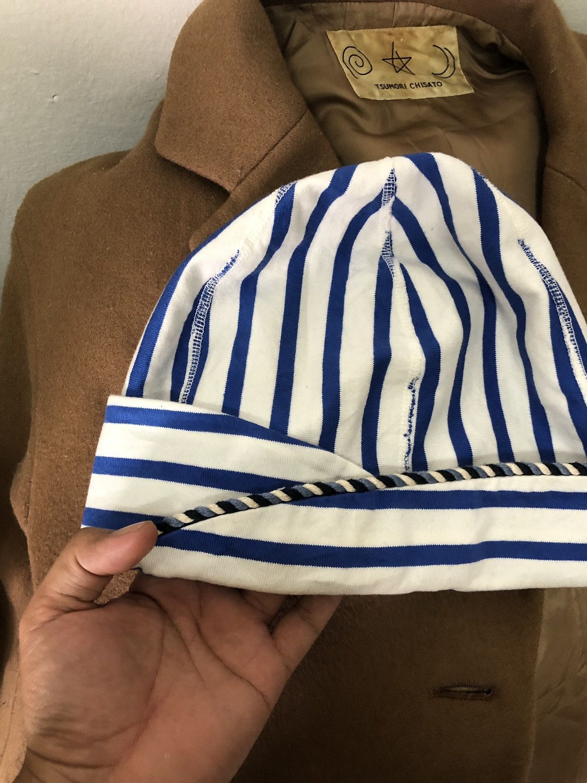 Kapital Vintage Kapital Stripe Blue Beanie Hat Size ONE SIZE - 12 Thumbnail
