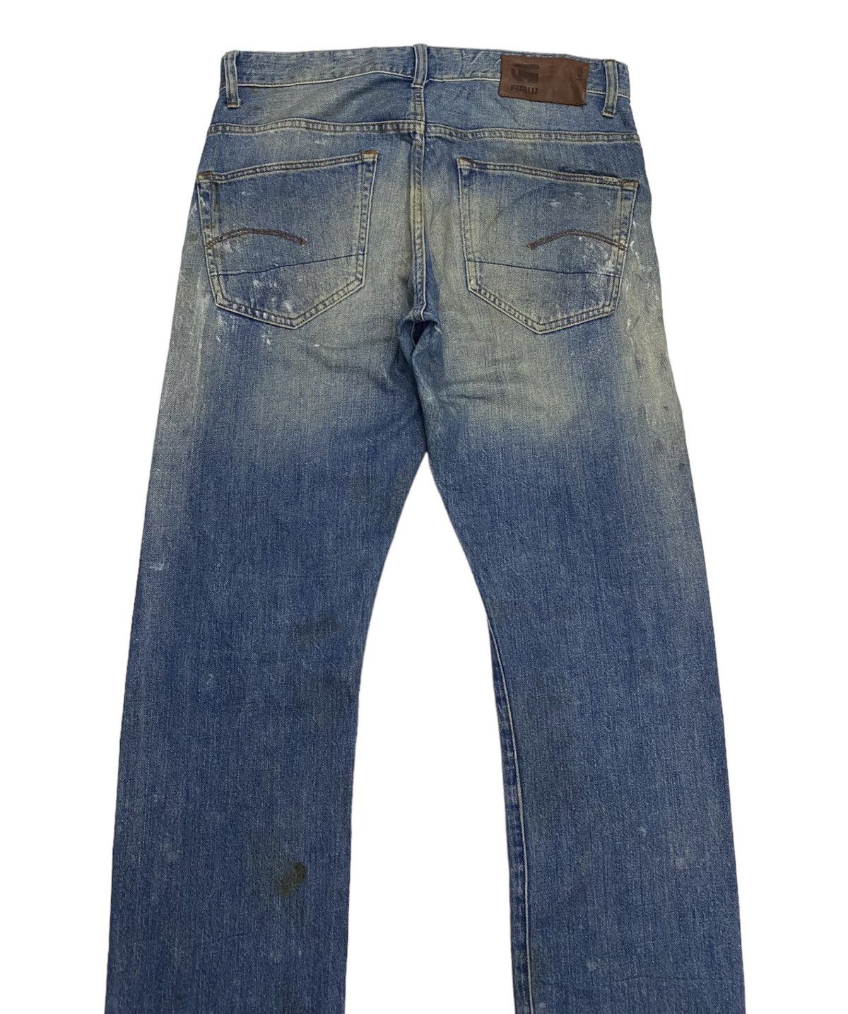 Beauty Beast × G-Star G STAR RAW DISTRESSED PAINTER SPLASH DENIM JEANS Size US 34 / EU 50 - 4 Thumbnail