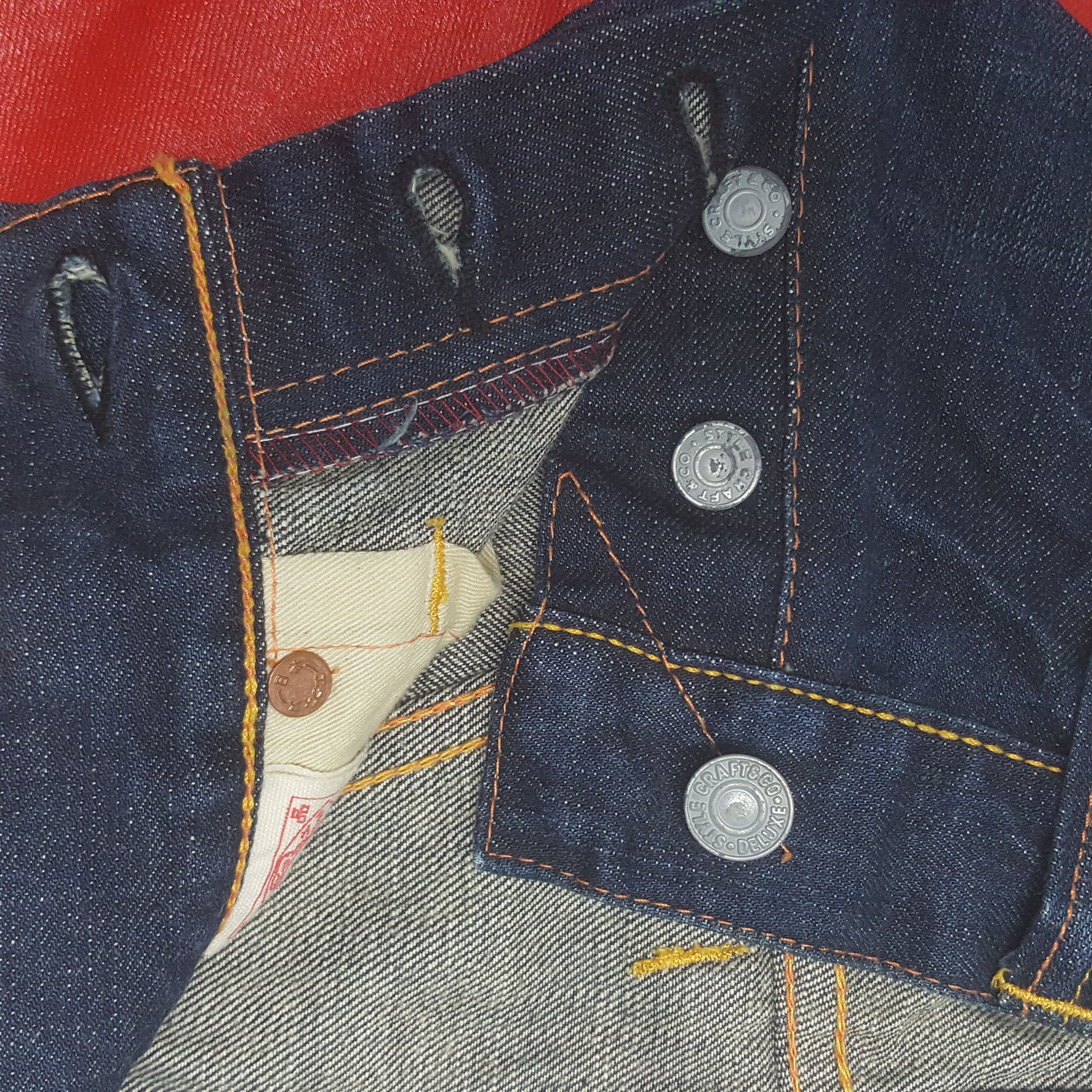 Evisu Vintage Evisu Japanese Brand Daicock Custom Art Denim Jeans Size US 30 / EU 46 - 7 Thumbnail