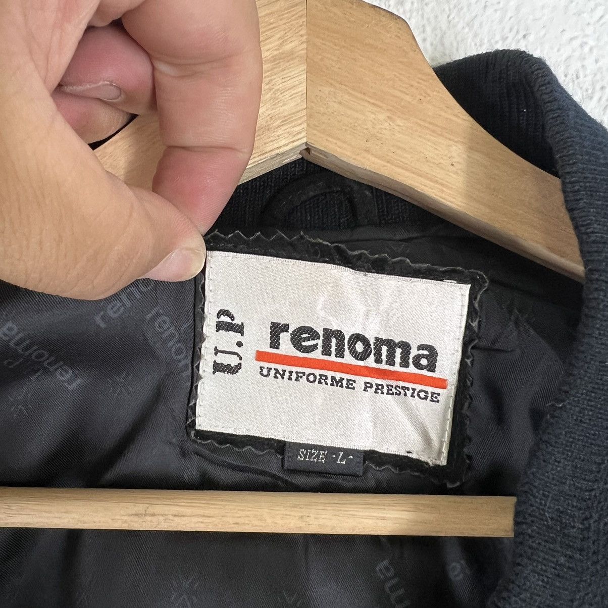 Japanese Brand RARE LEATHER BOMBER JCKET RENOMA INSPIRED MA-1 ISSEY MIYAKE Size US L / EU 52-54 / 3 - 8 Thumbnail