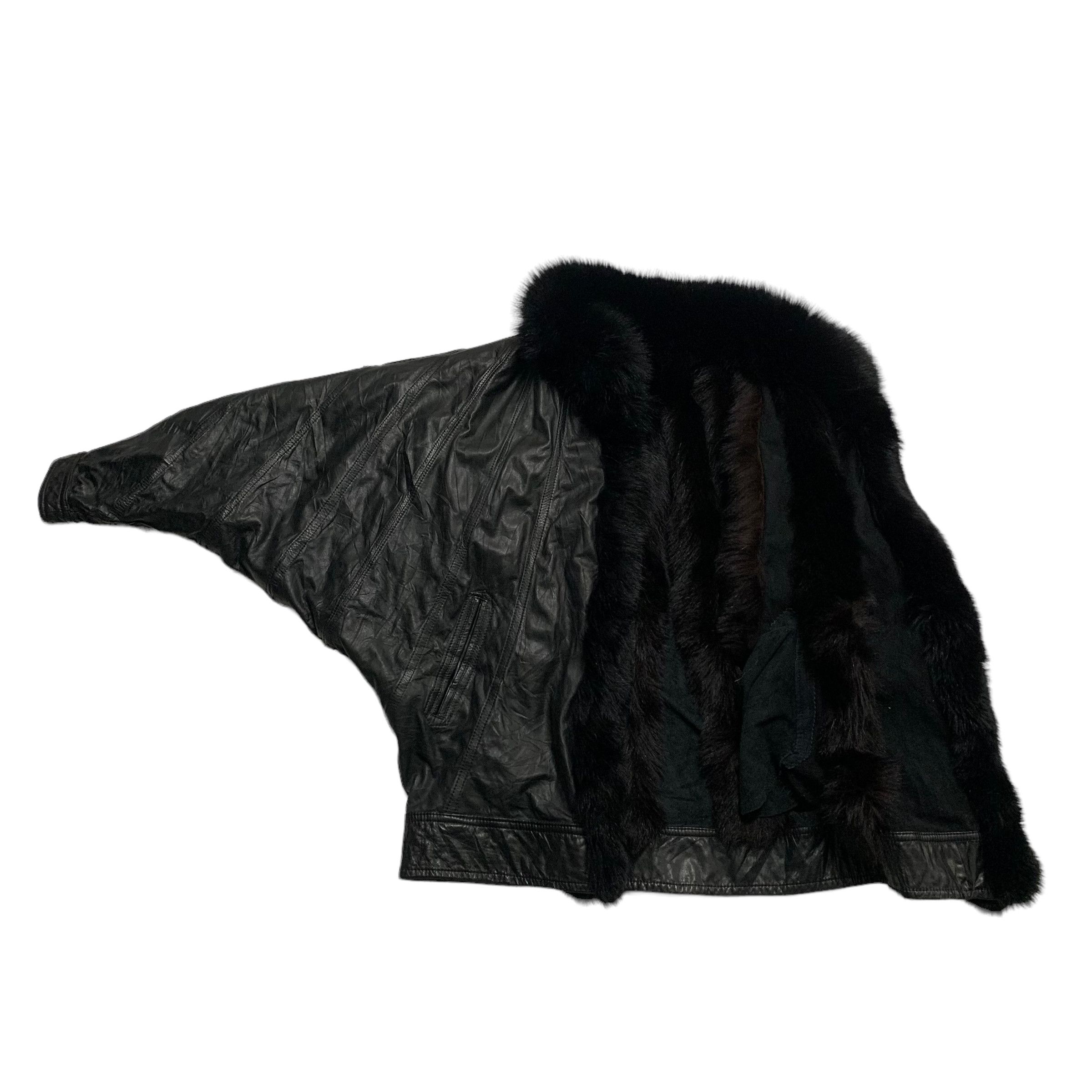 Other Japanese Brand Faux Fur Leather Jacket Size M / US 6-8 / IT 42-44 - 6 Thumbnail