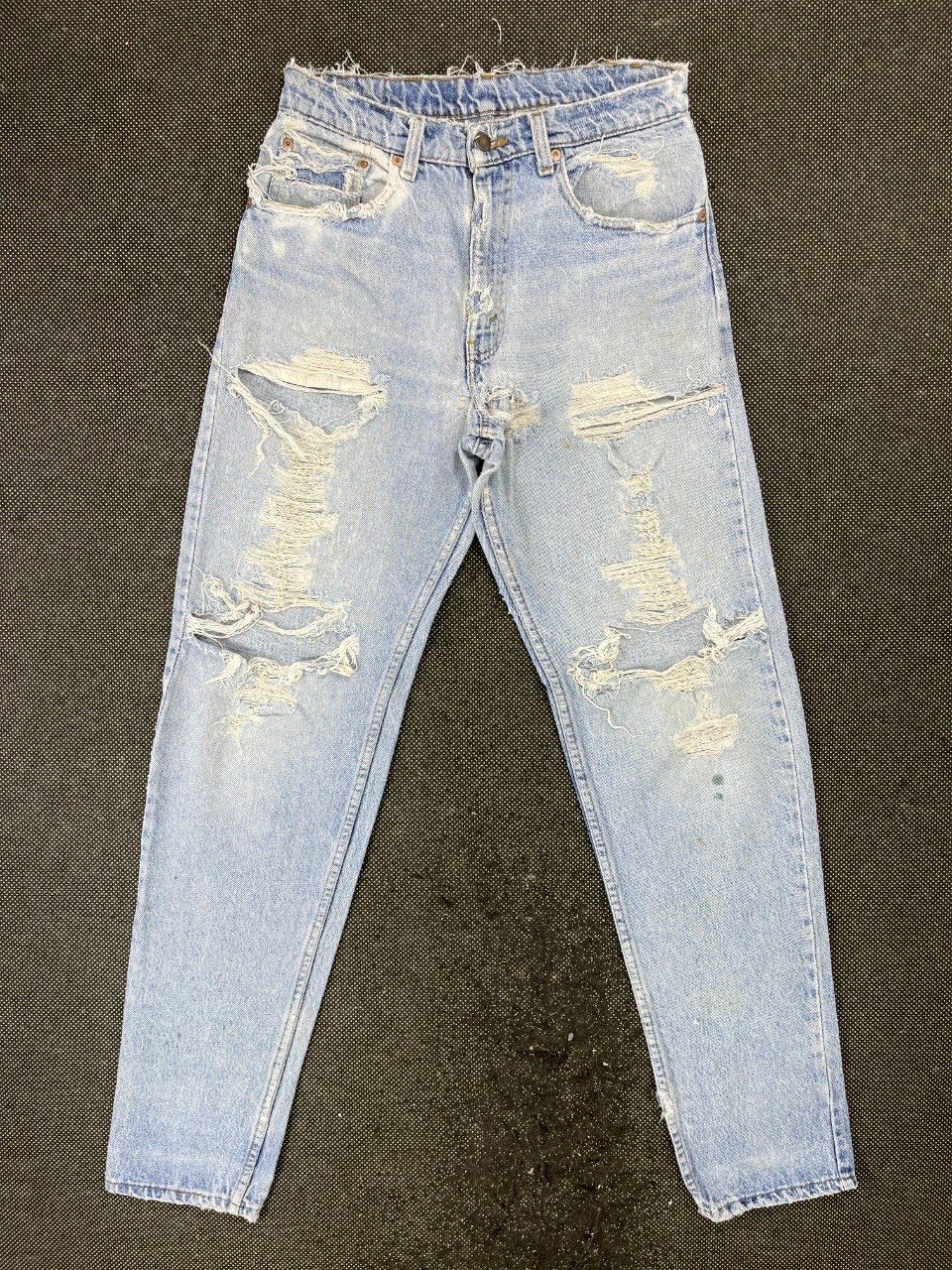 Levi's 90’s Vintage Levis 550 Distressed Jeans - J583 Size US 30 / EU 46 - 1 Thumbnail