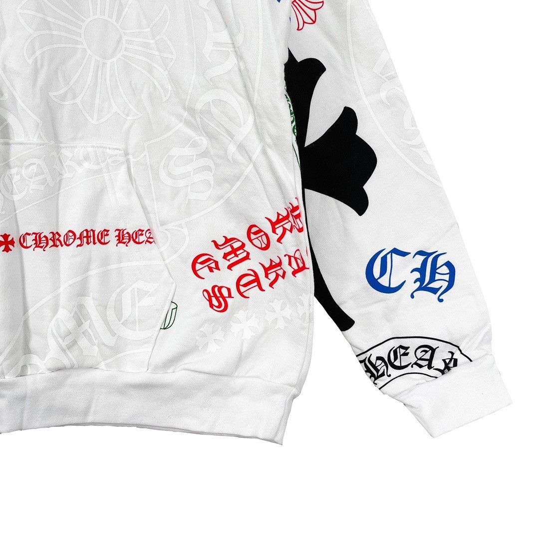Chrome Hearts Chrome Hearts Multi Logo Exclusive Pullover Hoodie Size US XL / EU 56 / 4 - 3 Thumbnail