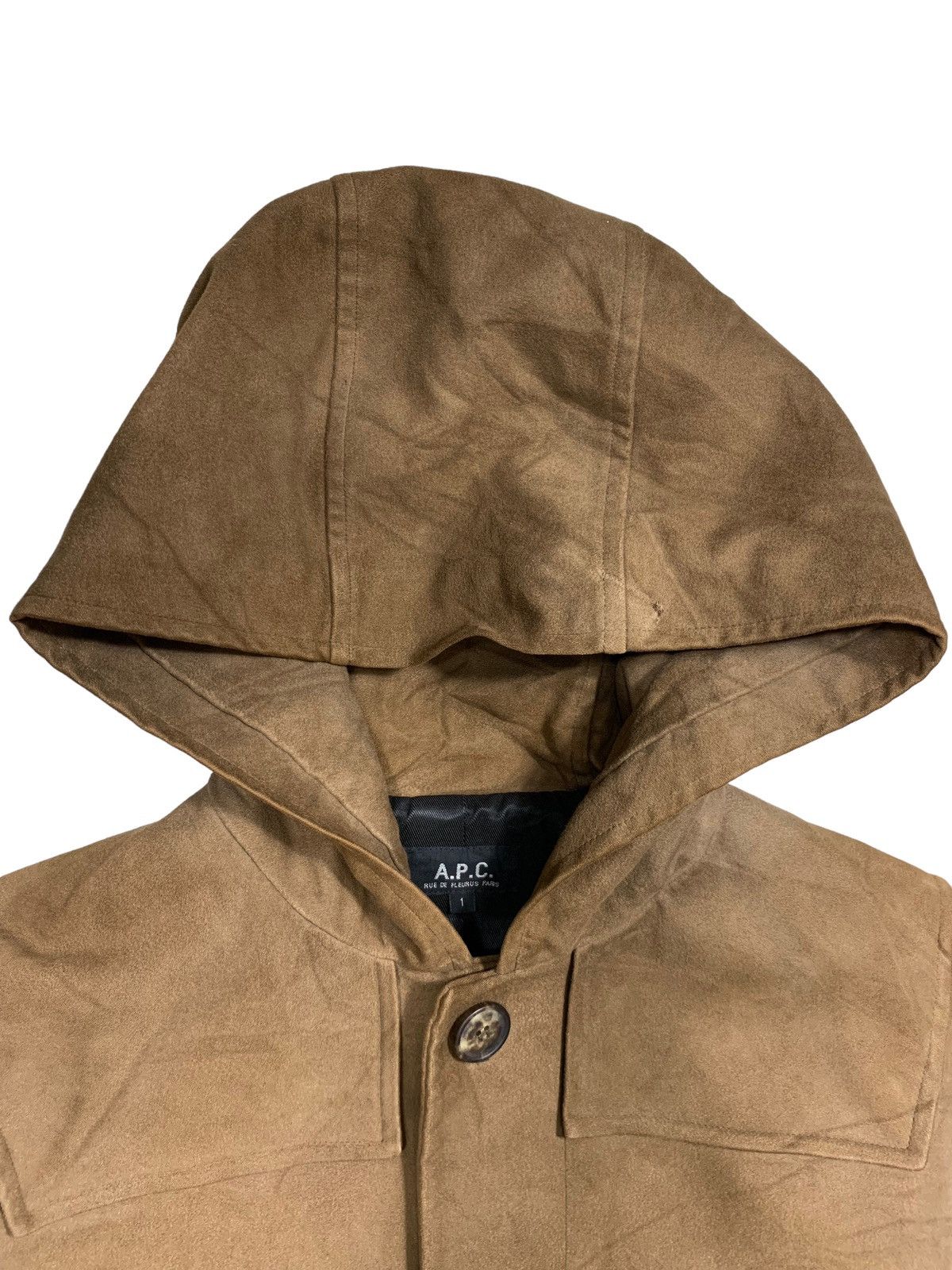 A.P.C. Rare A.P.C Long Jacket Hooded Multi Pockets Size US S / EU 44-46 / 1 - 4 Thumbnail