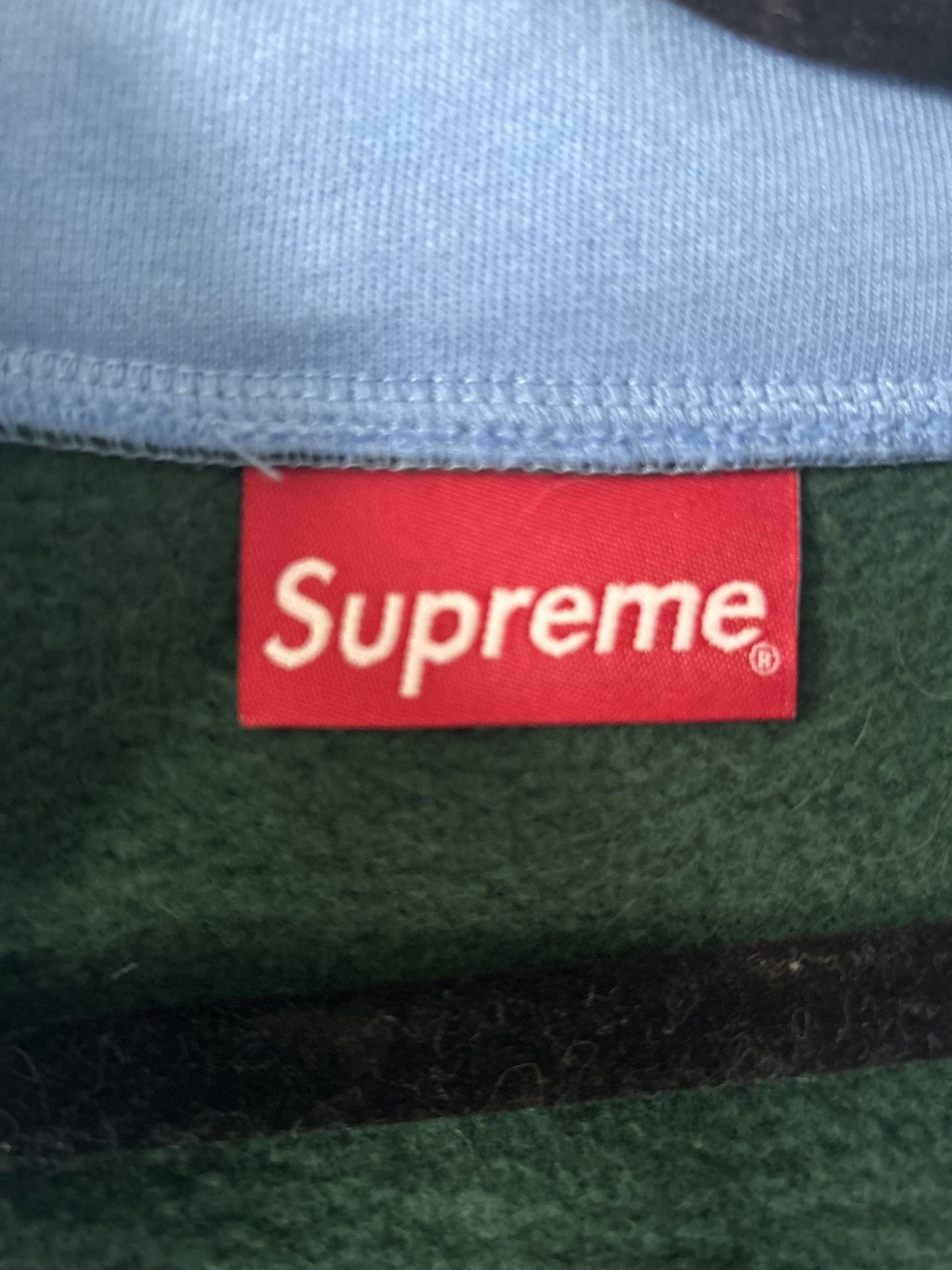 Supreme Supreme summer 2020 light blue cross half zip sweatshirt Size US M / EU 48-50 / 2 - 4 Thumbnail