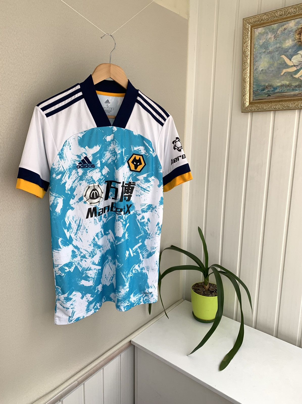 Adidas Adidas Wolverhampton 20/21 Away Jersey Size S Size US S / EU 44-46 / 1 - 1 Thumbnail