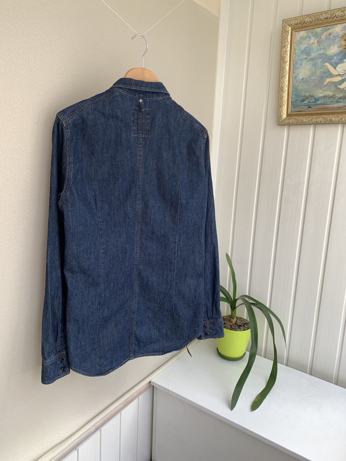 G-Star G-STAR RAW Denim Long Sleeve Shirt Mens Size M Size US L / EU 52-54 / 3 - 5 Thumbnail