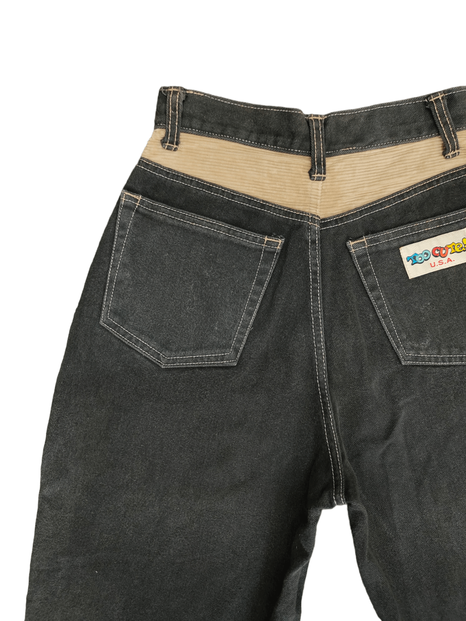 Mickey & Co. Vintage 80s Mickey & Donald Duck High Rise Denim Jeans Size 23" - 11 Thumbnail