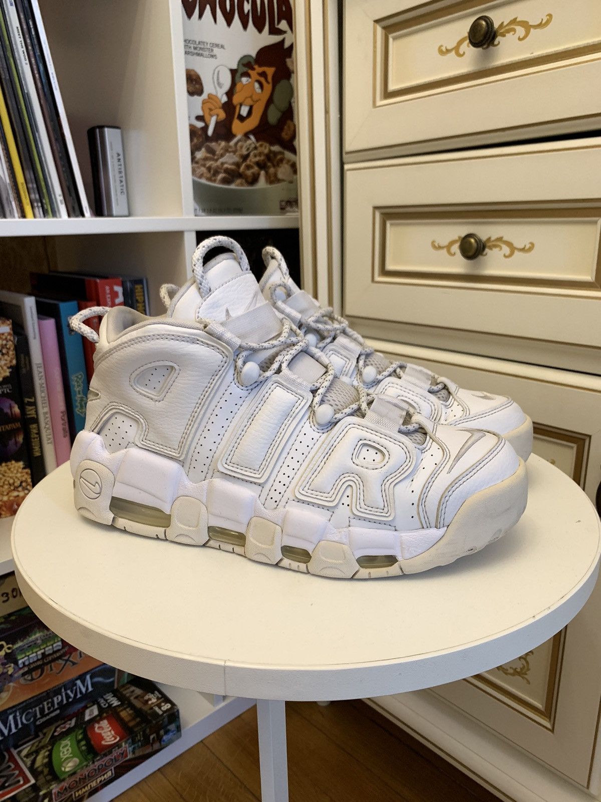 uptempo 96 triple white