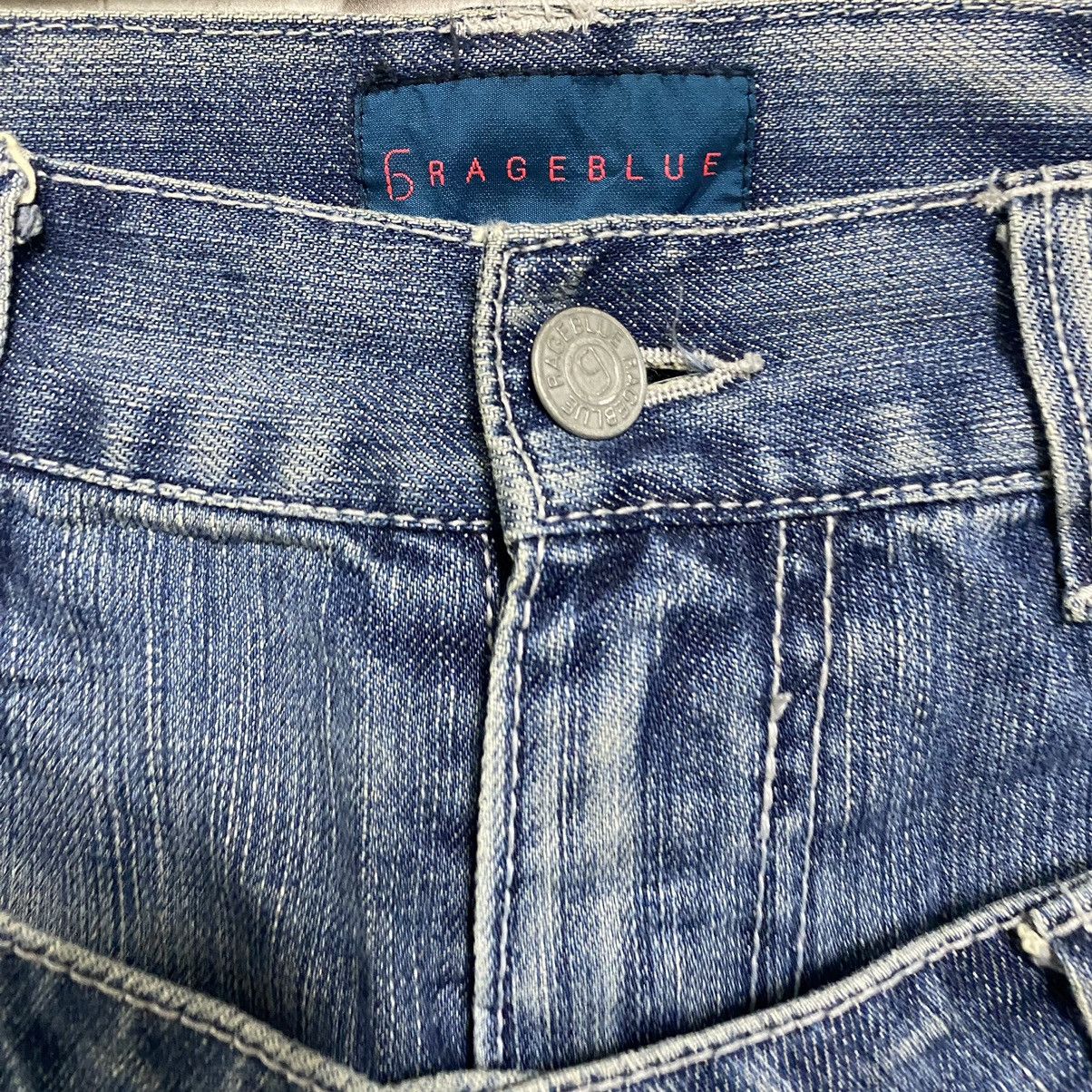 Japanese Brand 2in1 Rageblue Denim Double Waist Jeans Size US 30 / EU 46 - 18 Thumbnail