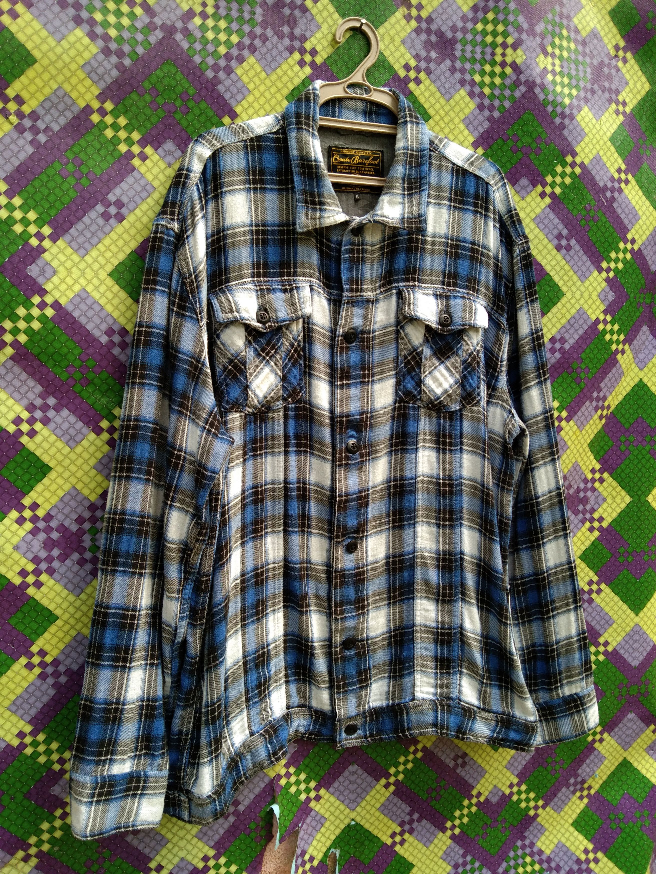 Flannel CREATE BAREFOOT LIGHTLAYERS MEN'S FLANNEL JACKET Size US XL / EU 56 / 4 - 5 Thumbnail