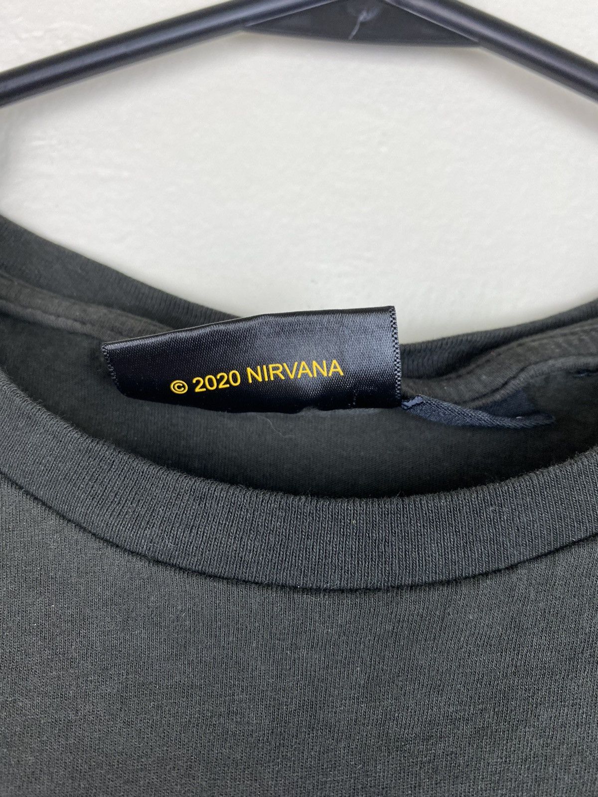 Band Tees × Nirvana Nirvana Nevermind Kurt Cobain Black Washed T Shirt Tee Size US M / EU 48-50 / 2 - 4 Thumbnail