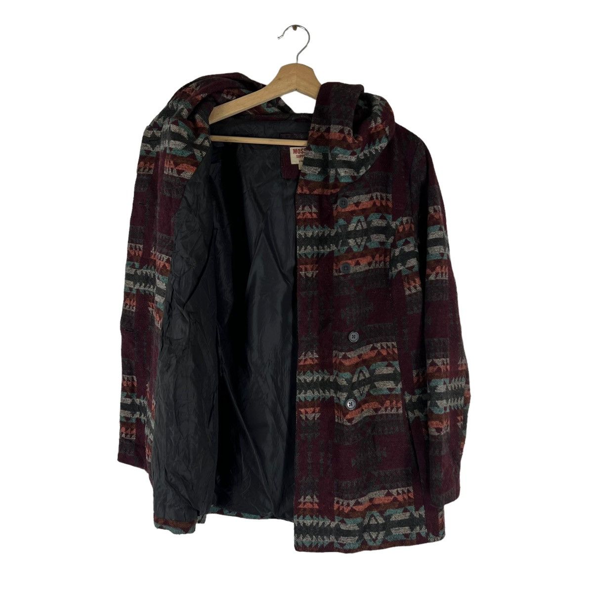 Japanese Brand VINTAGE AZTEC NAVAJO WOOL JACKET MOSSIMO SUPPLY CO 1987 Size US L / EU 52-54 / 3 - 9 Thumbnail
