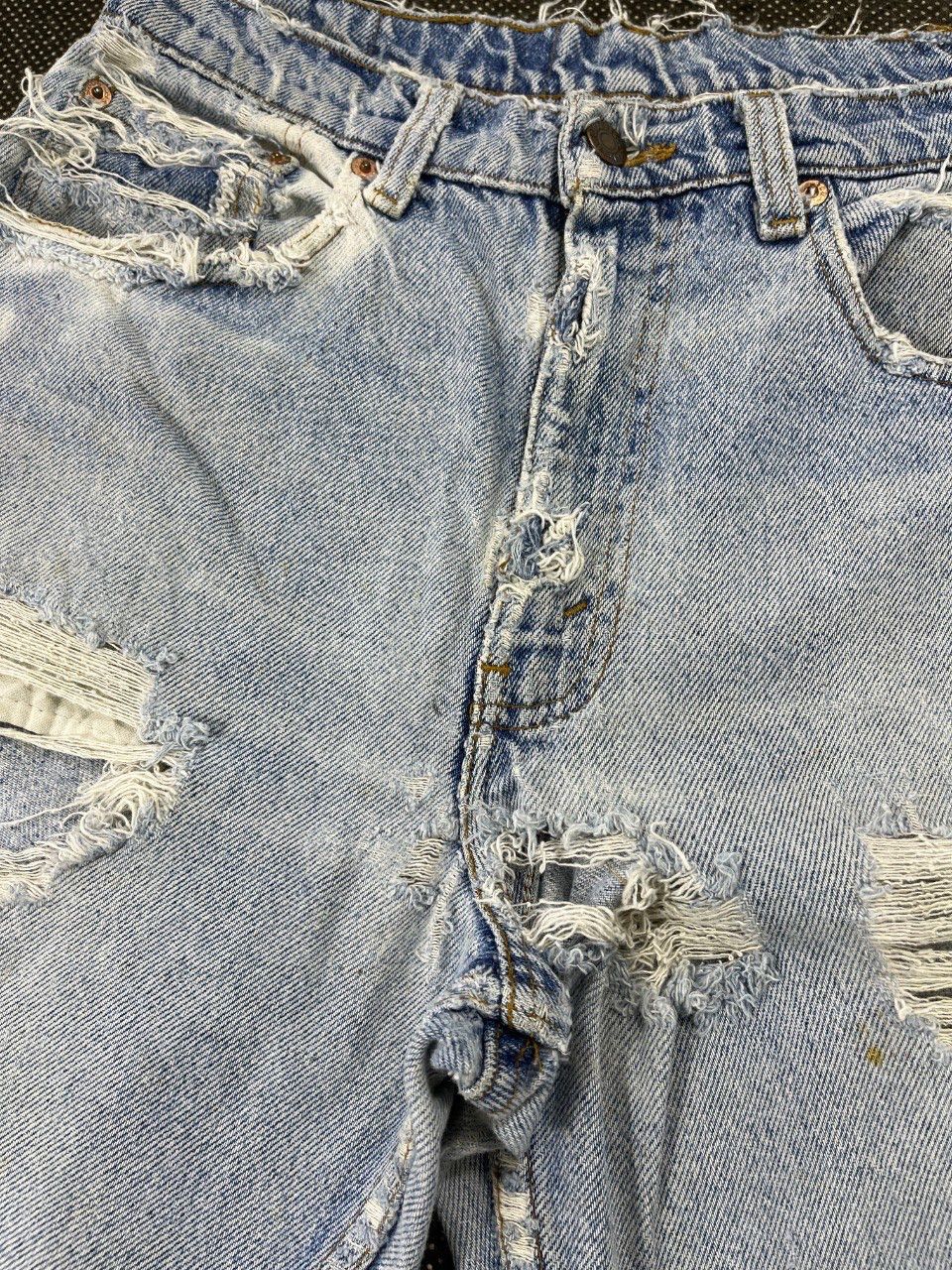 Levi's 90’s Vintage Levis 550 Distressed Jeans - J583 Size US 30 / EU 46 - 6 Thumbnail