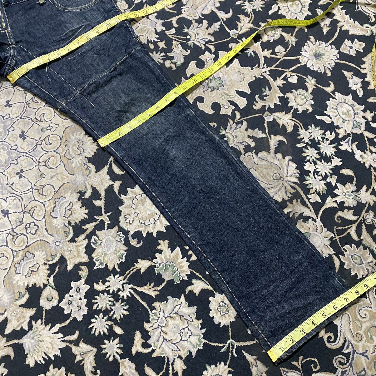 PPFM PPFM Double Waist Floral Layered Denim Pants Size US 34 / EU 50 - 24 Thumbnail