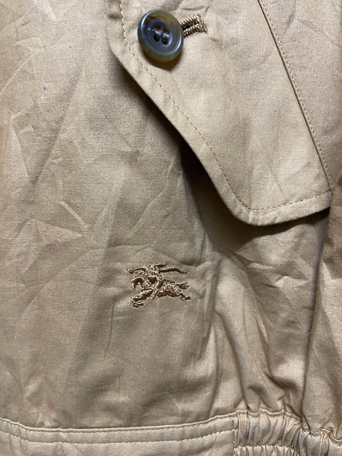 Burberry × Designer × Vintage Vintage Burberry Light Jacket Size US L / EU 52-54 / 3 - 5 Thumbnail