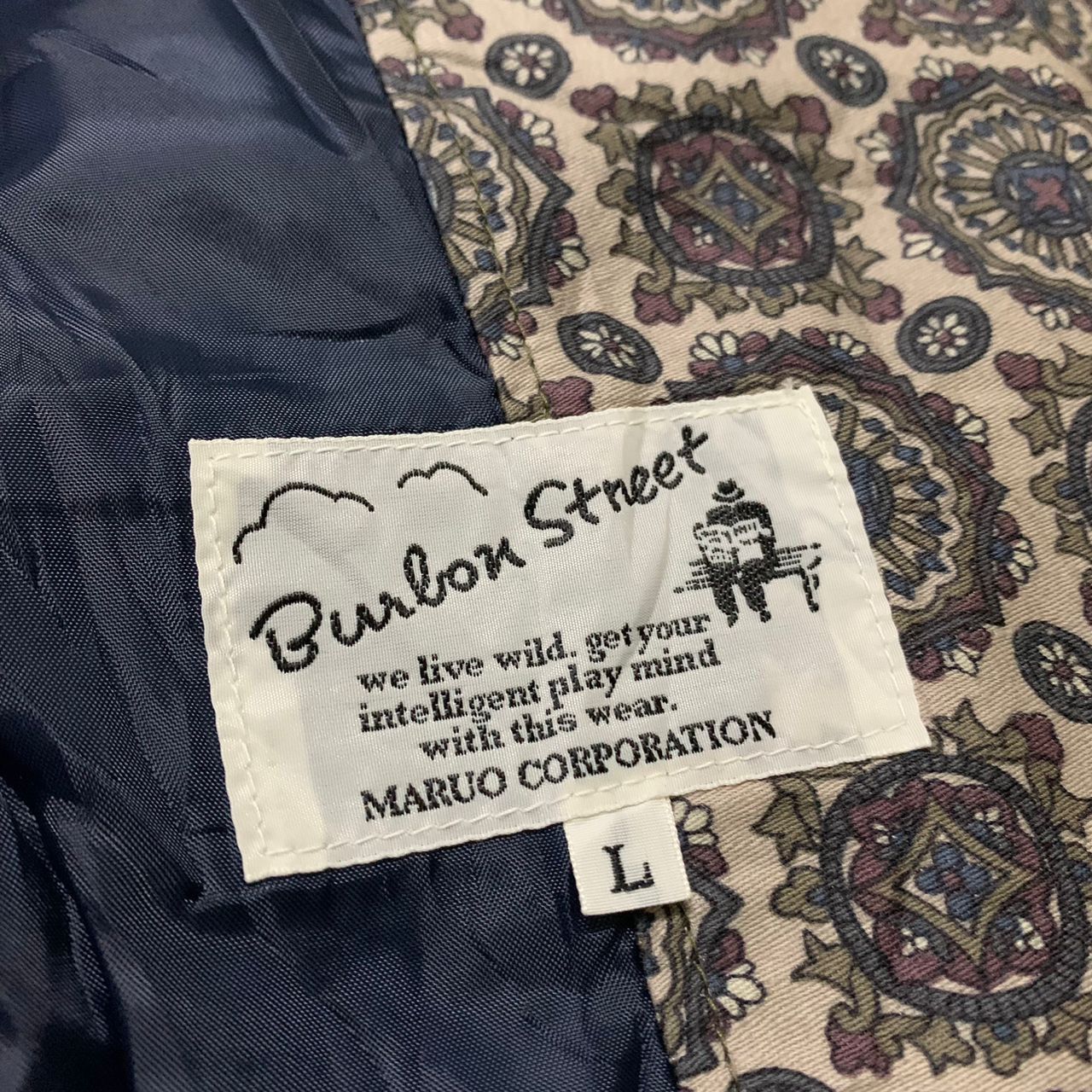 Burlon Street Maruo Corp Nice Art Print Jacket Coat