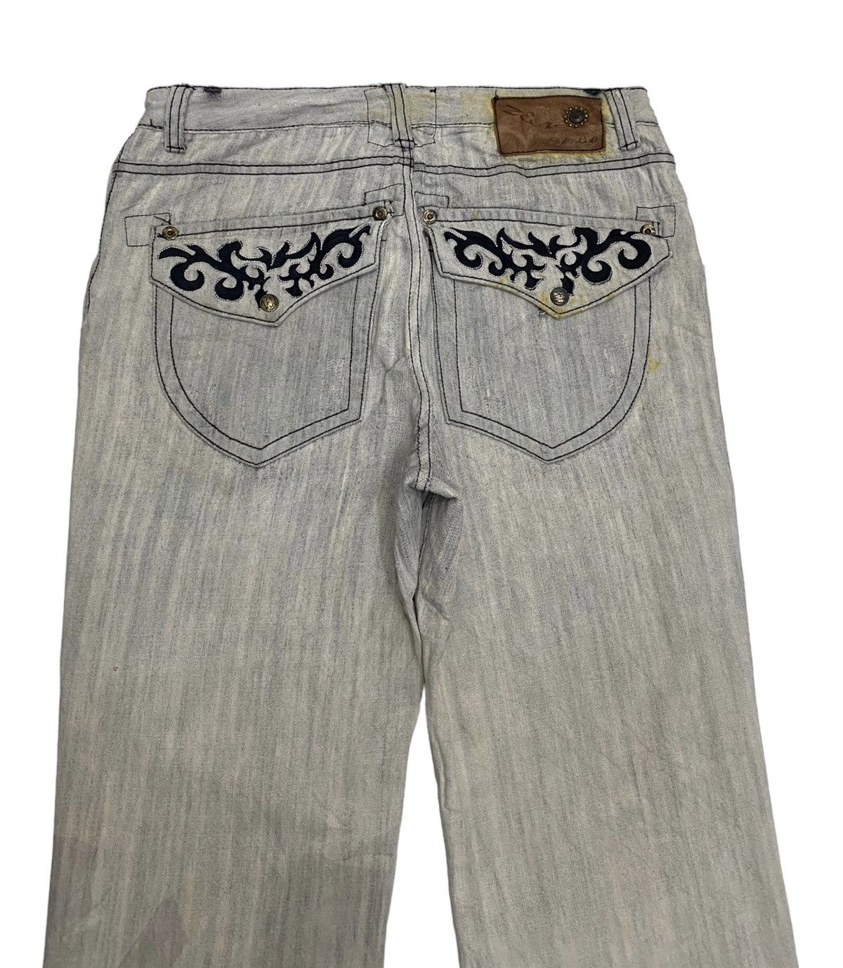 Kapital 🔥ZEN LAB STYLE DENIM LEGEND BAGGY DENIM JEANS Size US 32 / EU 48 - 3 Thumbnail