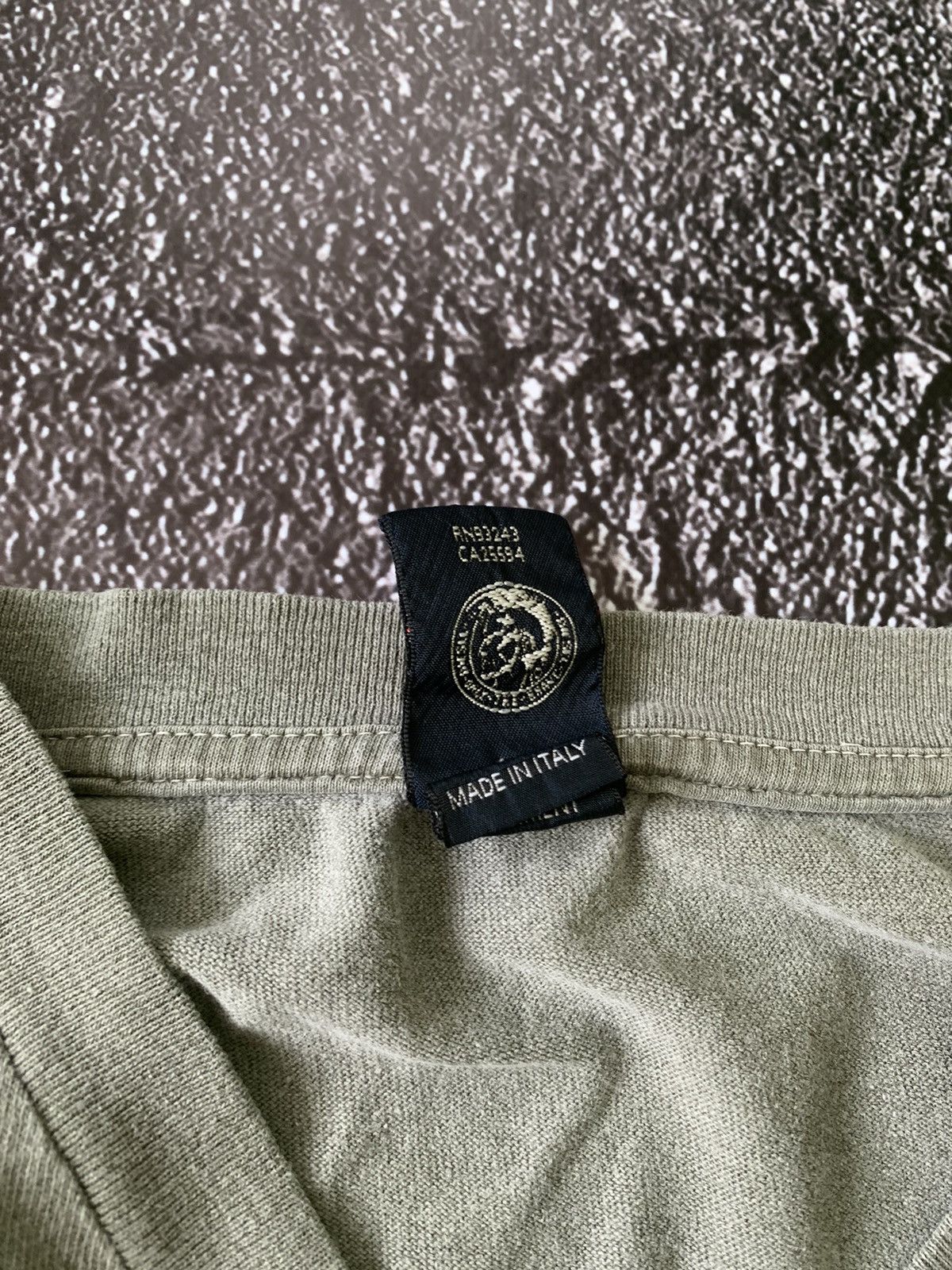 Diesel Vintage y2k diesel distressed Grey t-shirt hype 00s grails Size US L / EU 52-54 / 3 - 4 Thumbnail