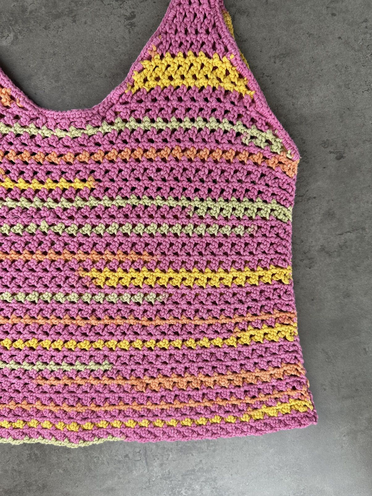 Japanese Brand Vintage Knit Tank Top Size S / US 4 / IT 40 - 10 Thumbnail