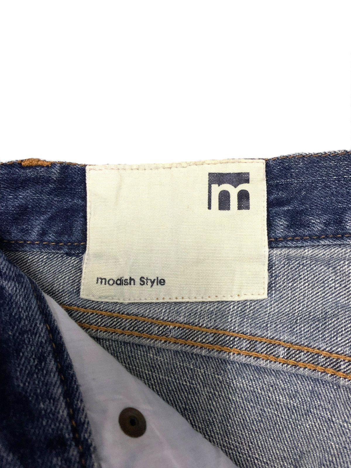 Japanese Brand Vintage Camo Patches Kaihara Jeans Size US 31 - 10 Thumbnail